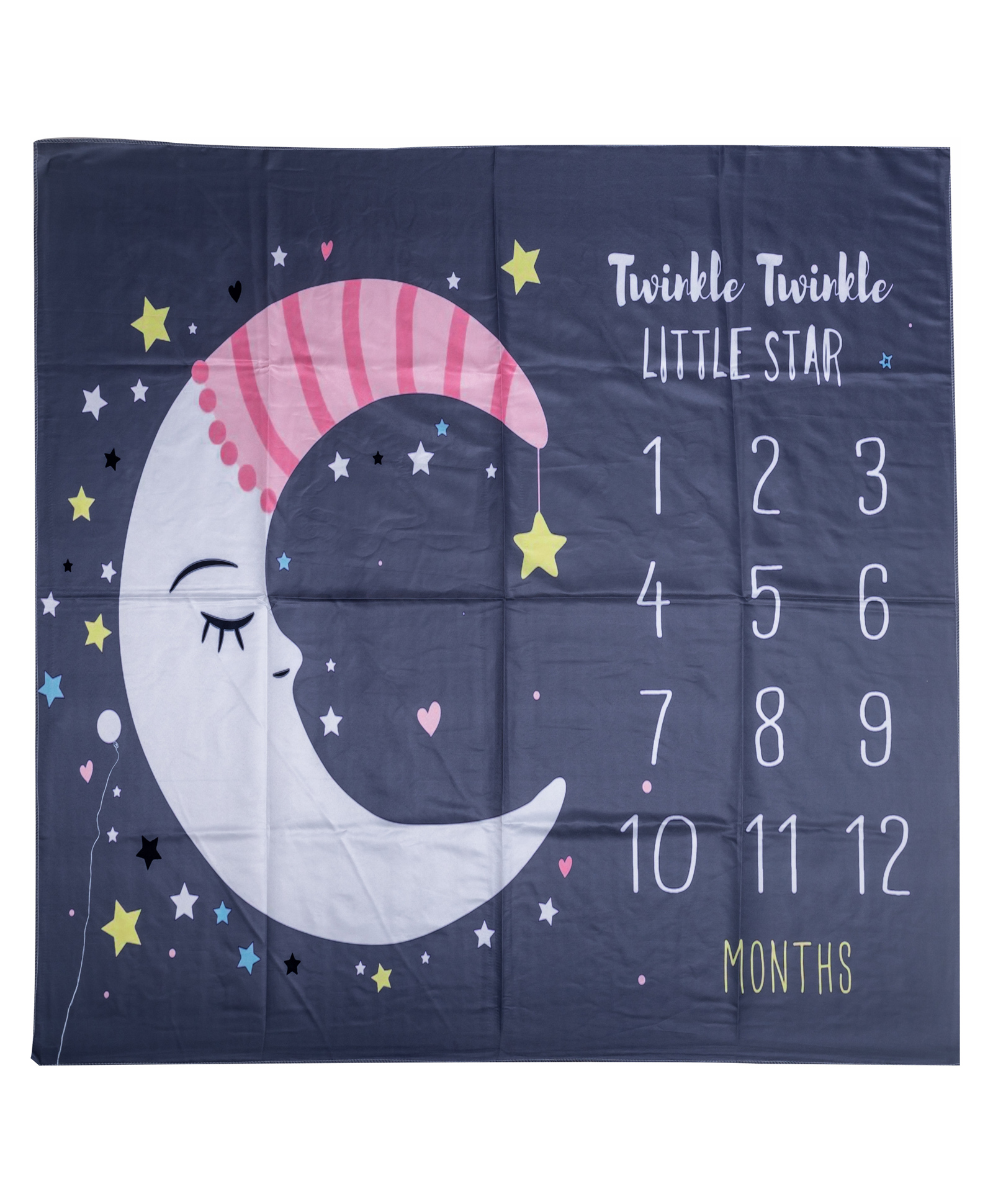 Adore Memories! Baby Milestone Bedsheet for Photoshoot with Props - Twinkle-image-24