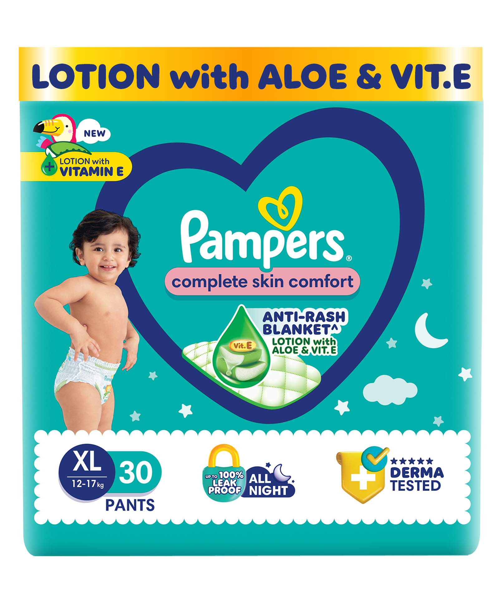 Pampers All Round Protection Pants Extra Large Size Baby Diapers (XL) with Aloe Vera Lotion - 30 Pieces-picture-27
