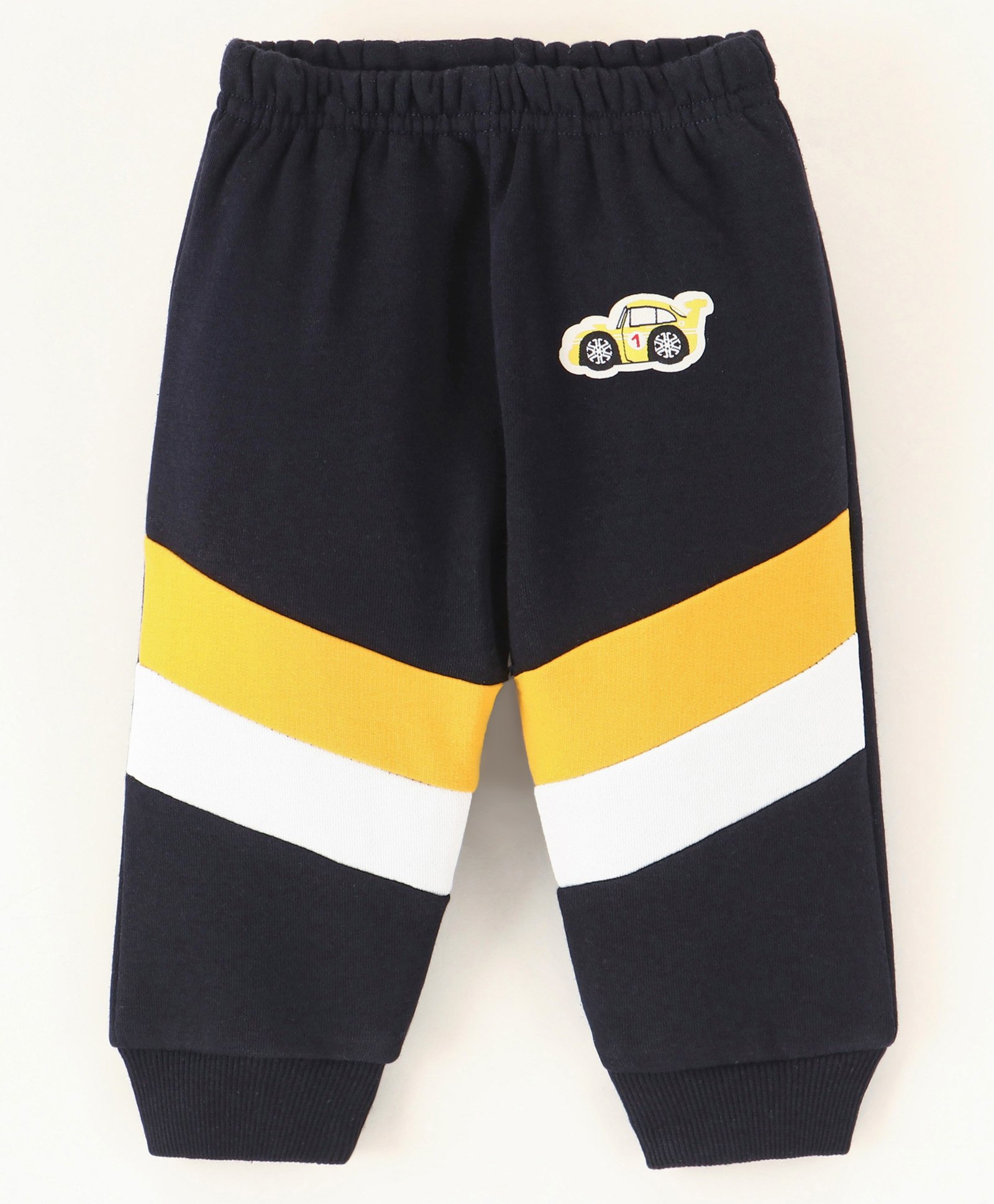 Pepito Fleece and Woollen Full Length Pant Solid Colour - Navy Blue-image-44