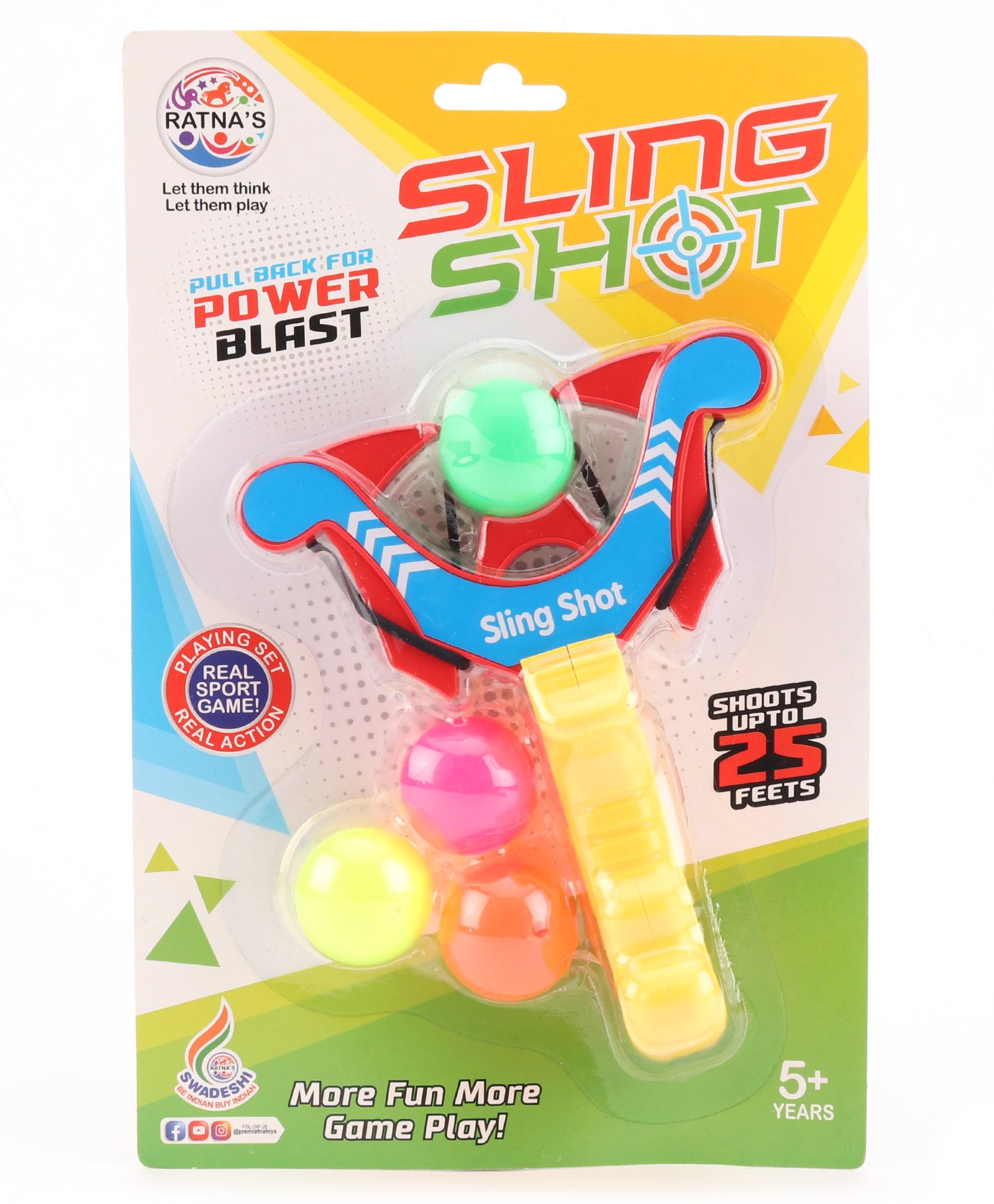 Ratnas Sling Shot - Color May Vary-image-4