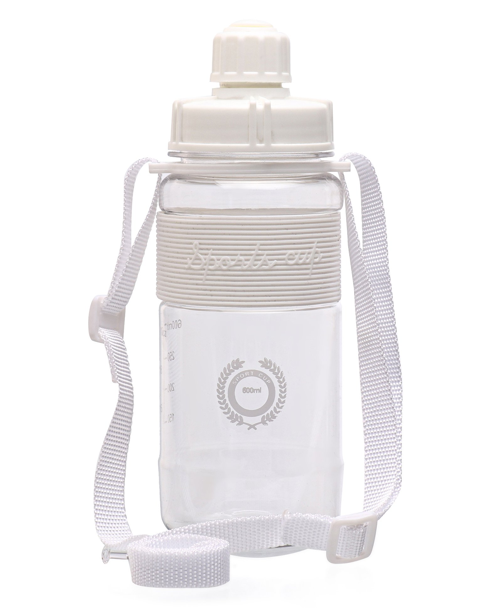 Sports Cup Water Bottle White - 600 ml-image-32