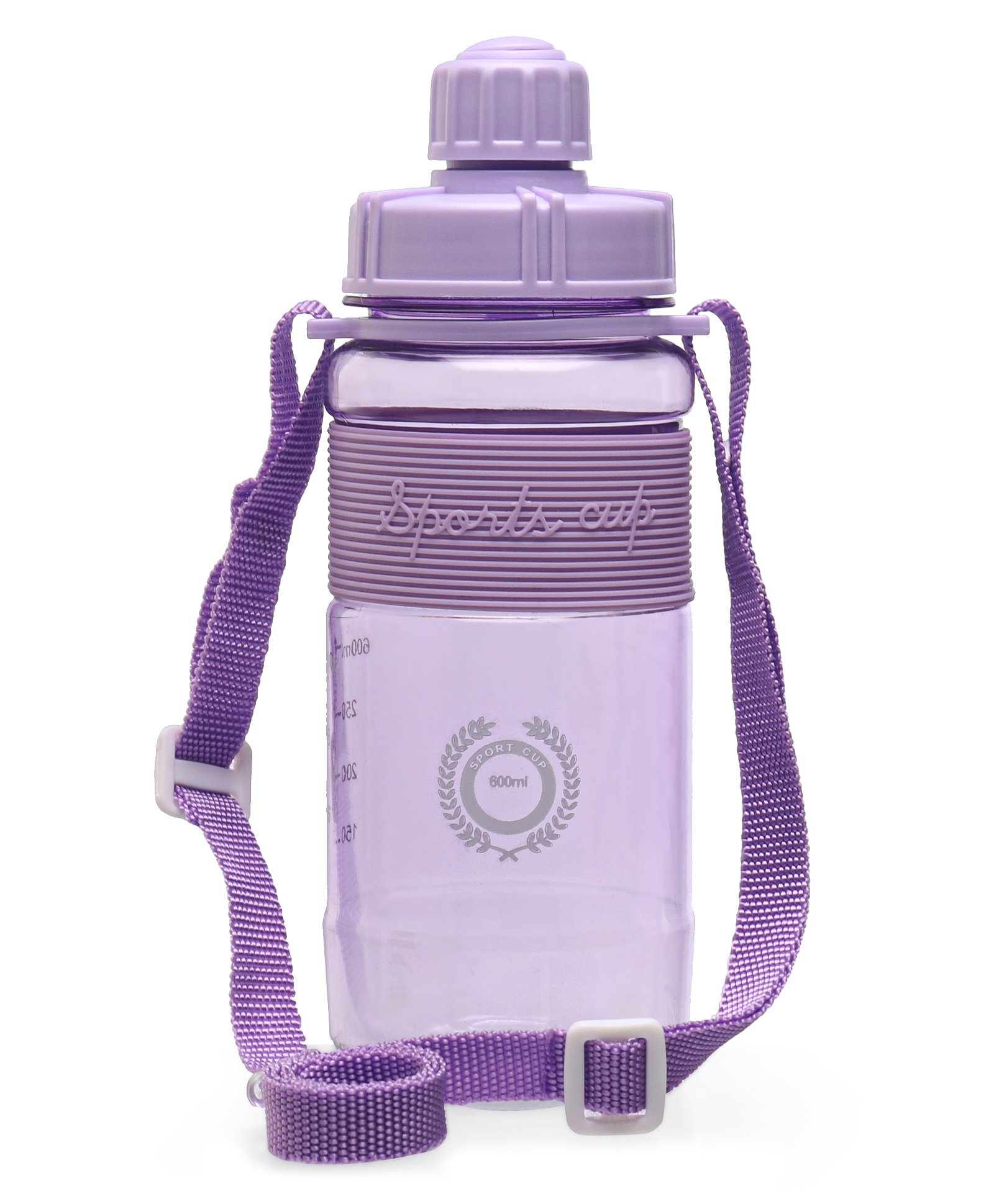 Sports Cup Water Bottle Purple - 600 ml-image-12