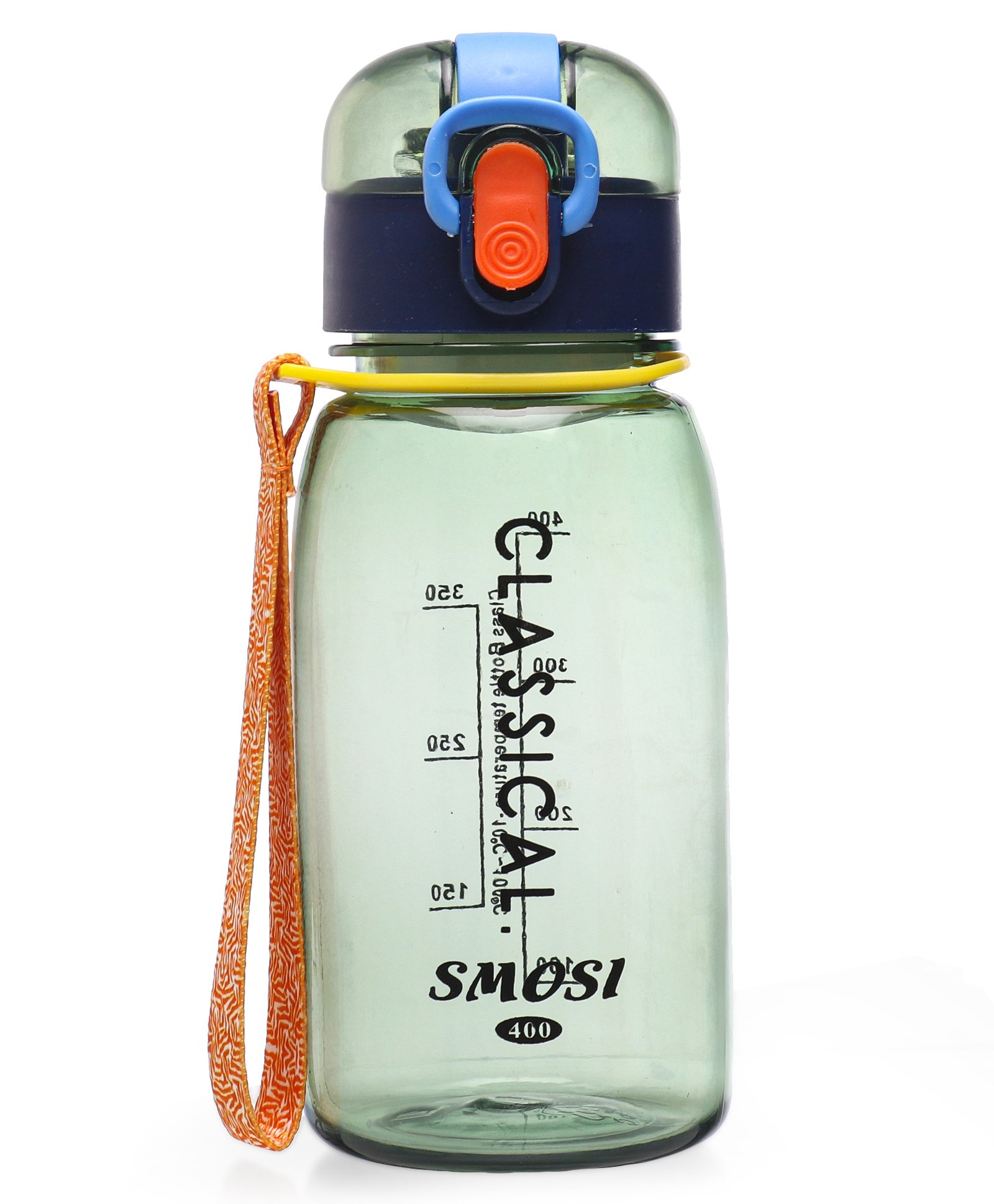 Classic Water Bottle with Push Button Cap Green - 400 ml-image-37