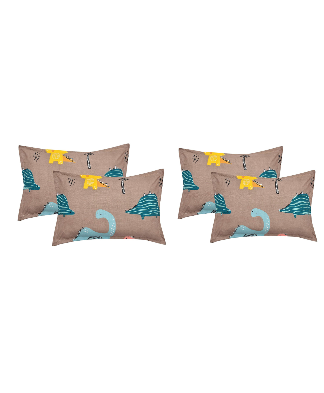 RRC Super Soft Brushed Microfiber Cotton Pillow Cover - Brown-picture-18
