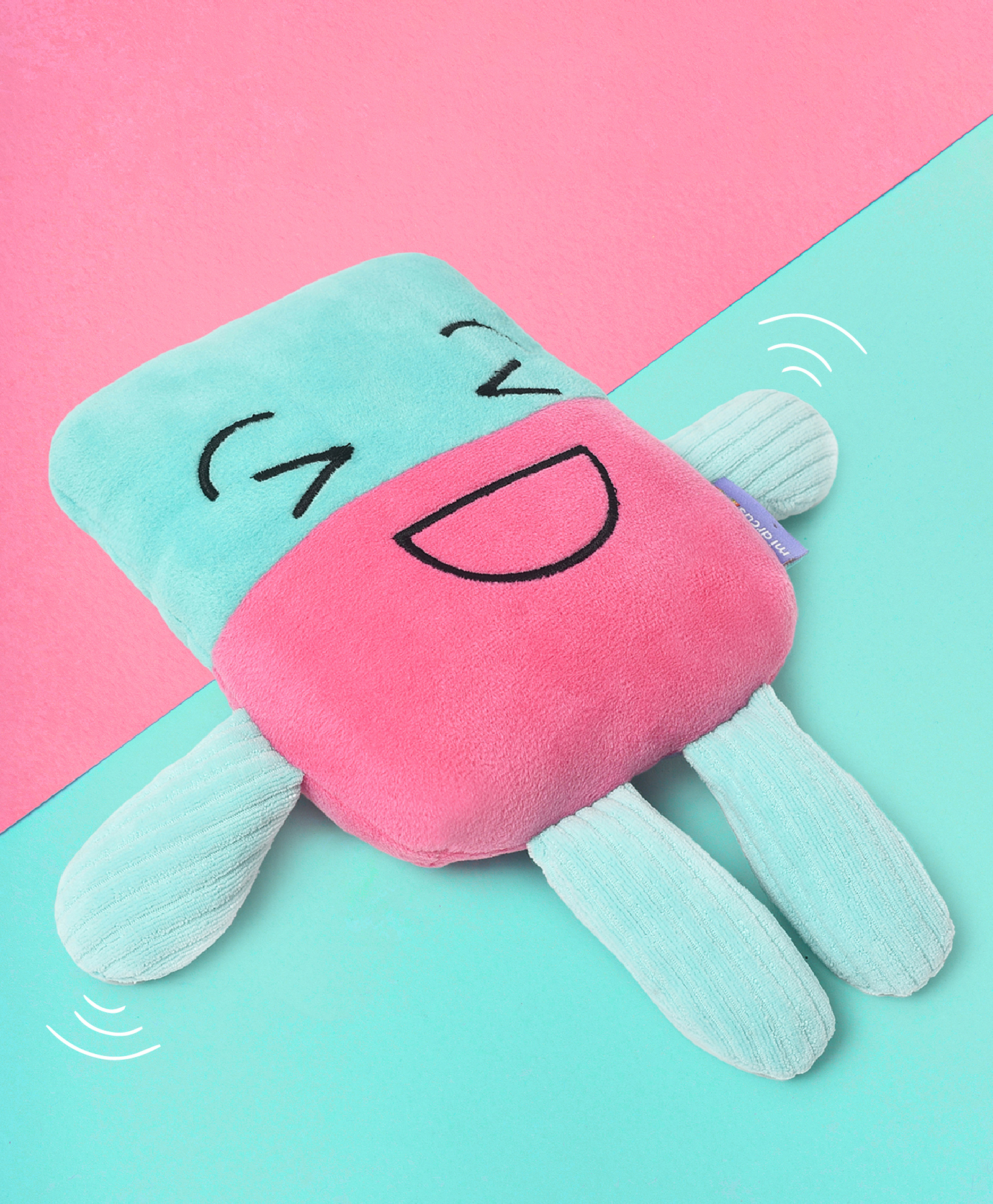 Mi Arcus Excited Soft Toy Pink & Blue- Height 25 cm-picture-28