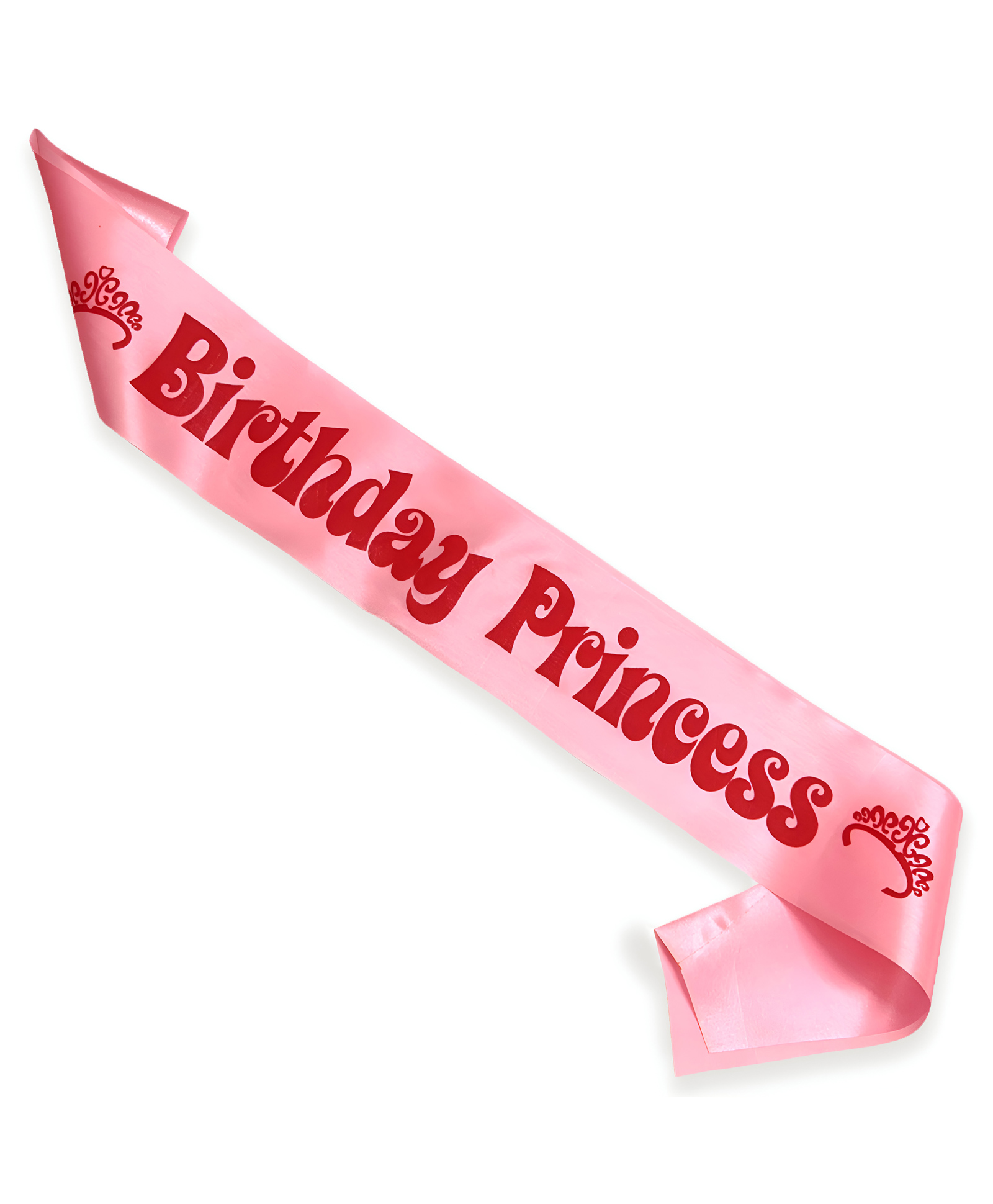 Wobbox  Birthday Princess Sash Birthday Decoration(Pink)