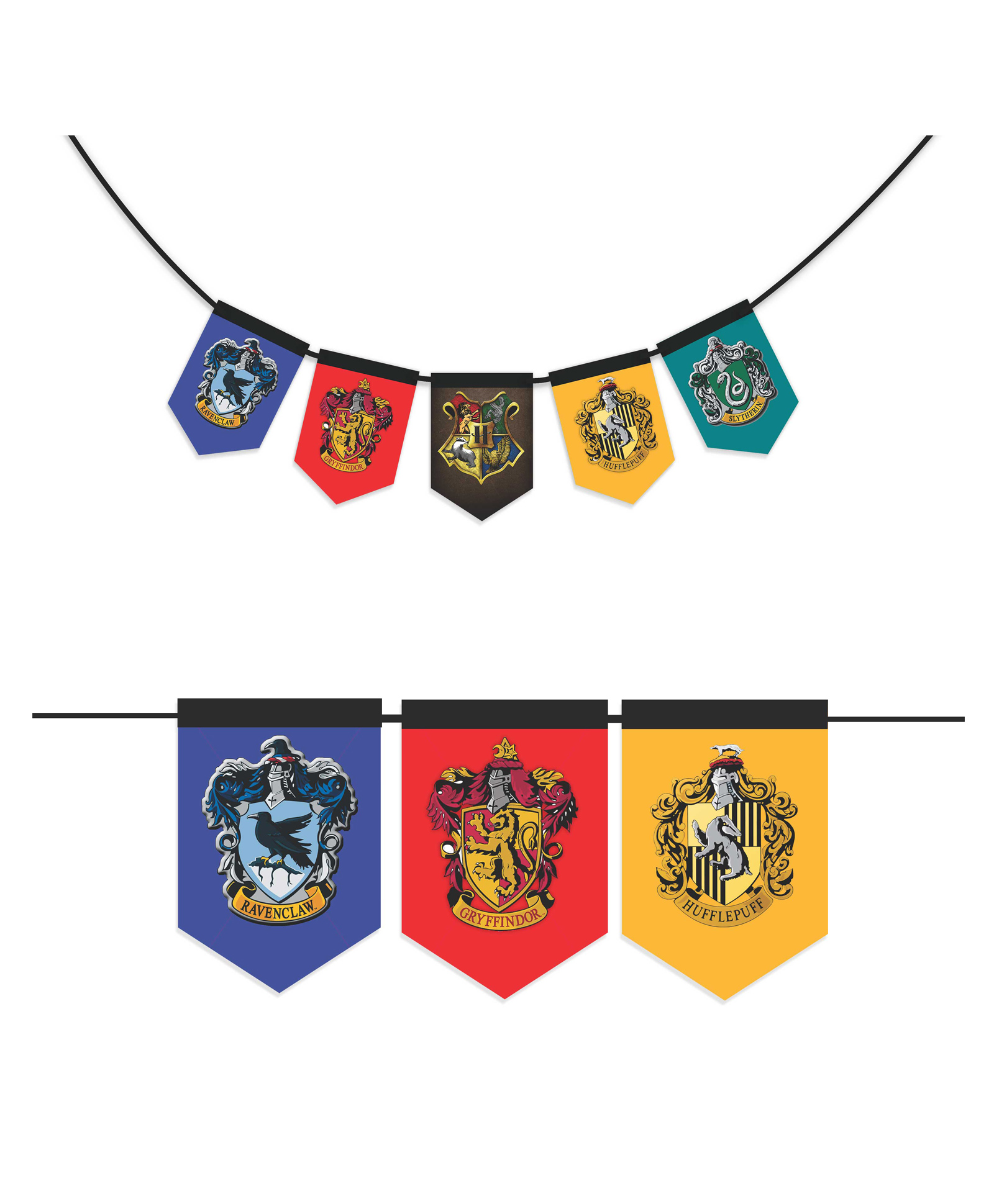 Wobbox Multi Colour Harry Potter Flags Bunting Banner/ Happy Birthday Banner/ Birthday Banner Decoration-image-38