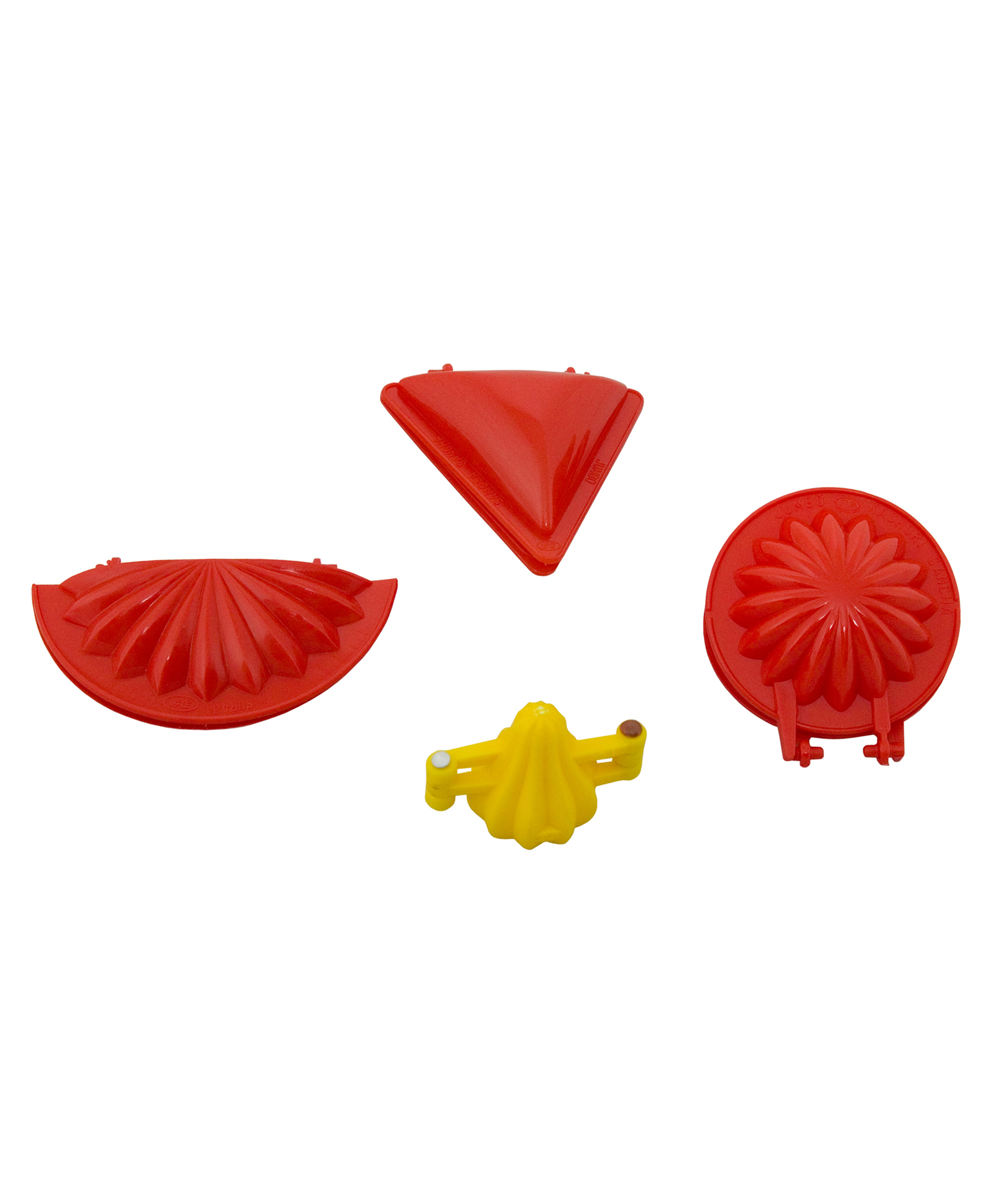 DS Karanji Modak Jumbo Kachor and Samosa Sancha Mould, Plastic - Red and Yellow-image-13