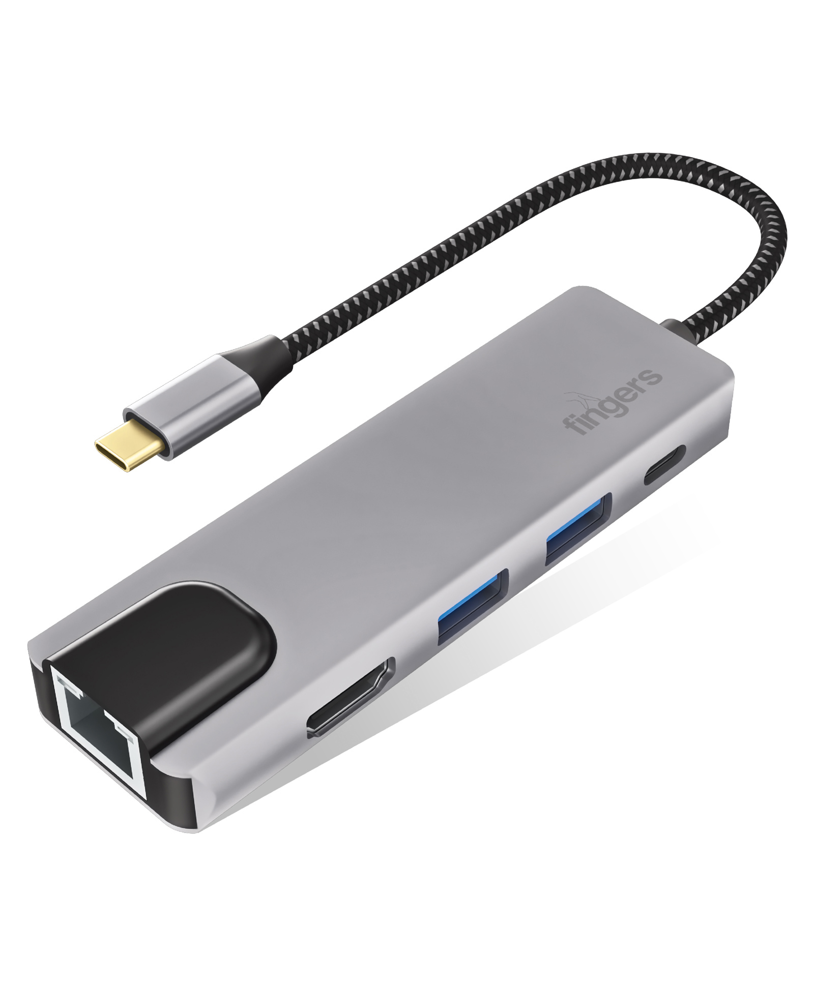 FINGERS Ultimo 5 in 1 Type C USB Hub-image-13