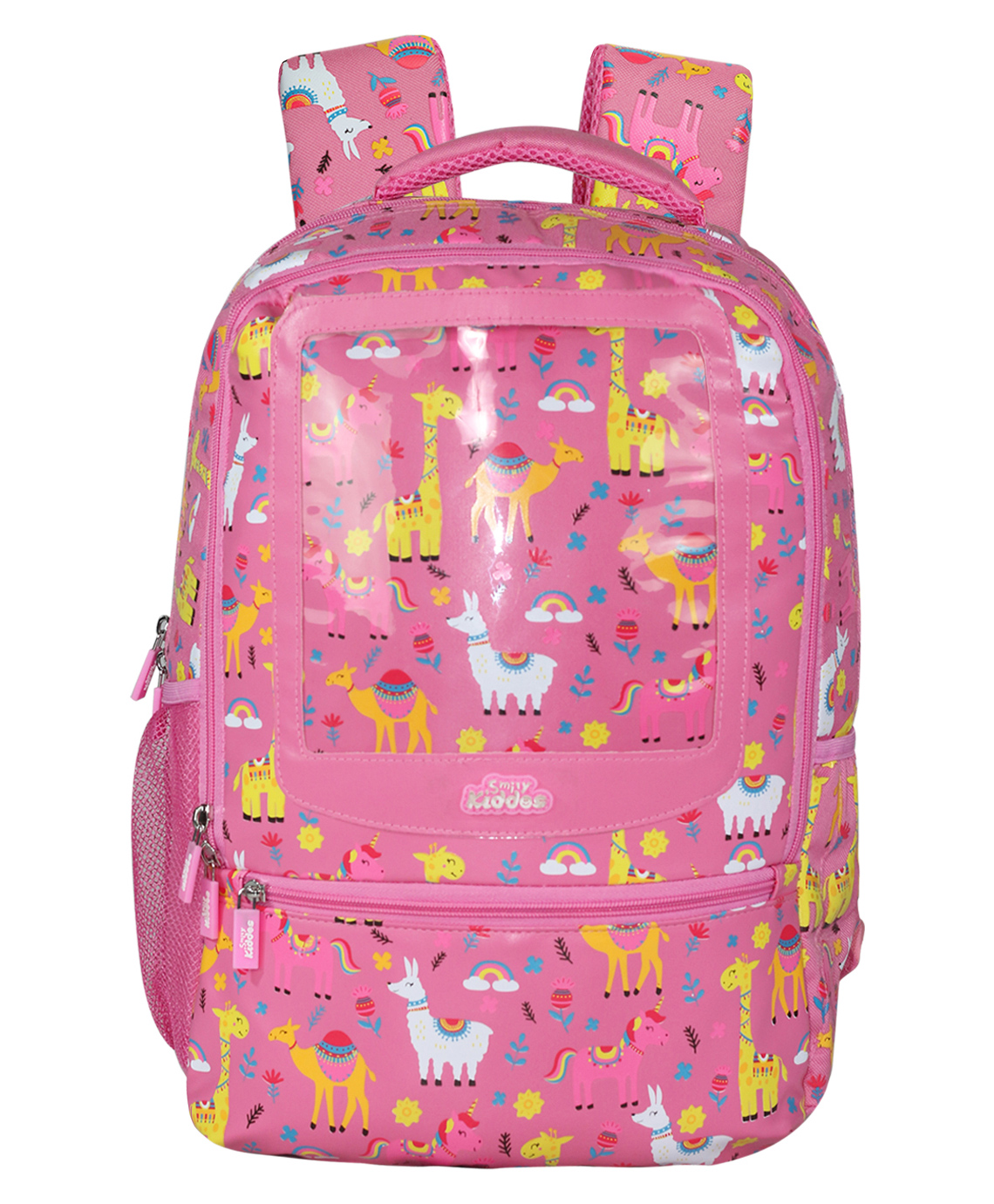Smily Kiddos Backpack Animal Theme Pink -  17 inches-image-30