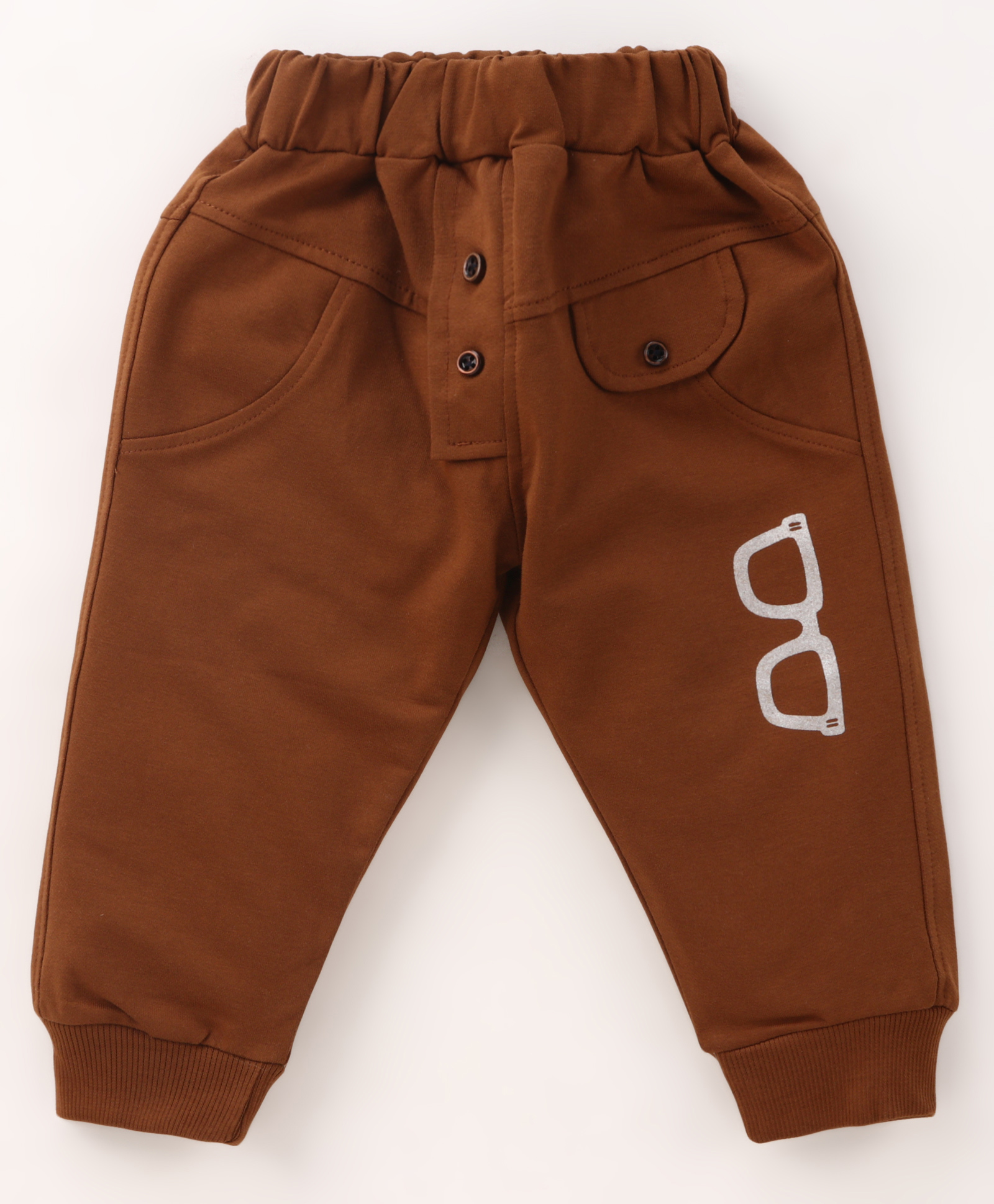 Mini Taurus Cotton Full Length Lounge Pant with Sunglasses Printed - Deep Brick-image-33