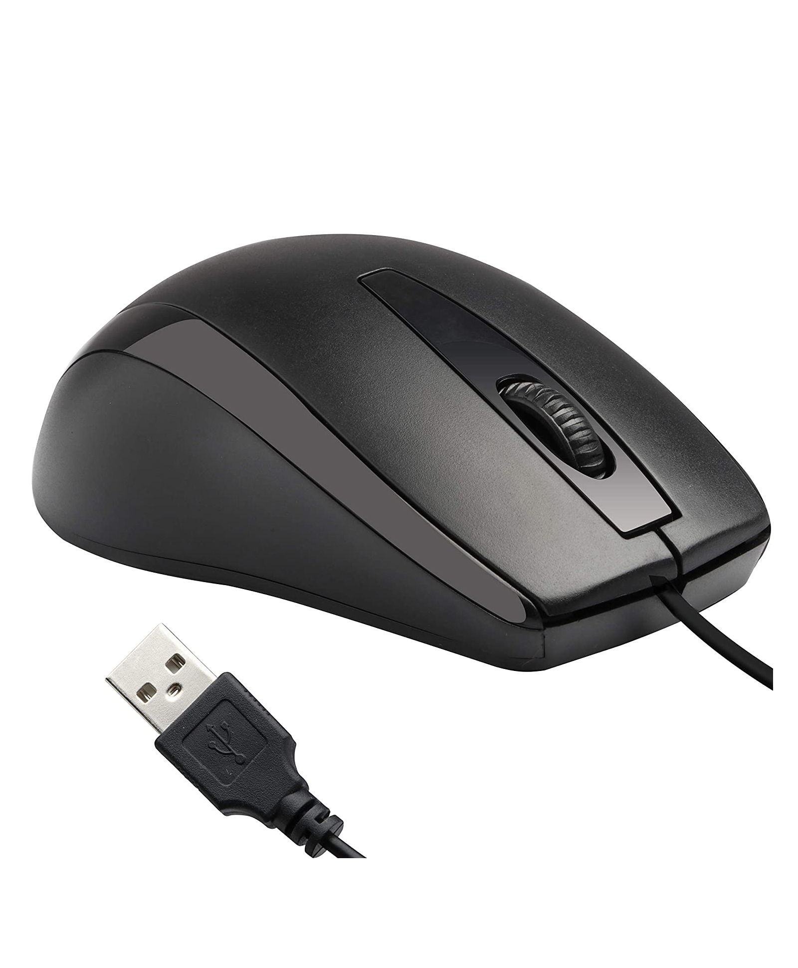 Zebronics Alex Wired Optical Mouse- Black-image-1