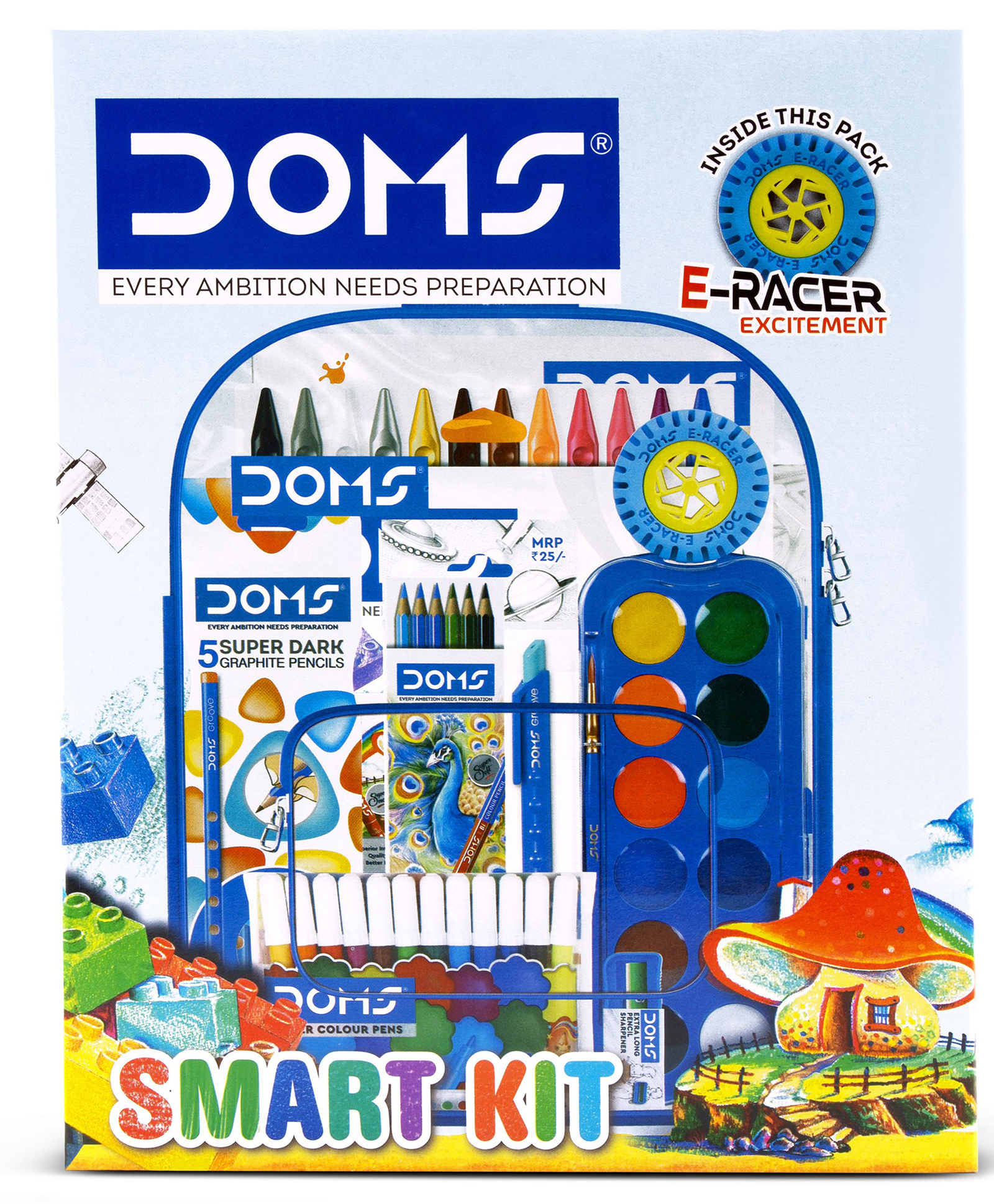 Doms Pencil Smart Kit- Multicolor-picture-13