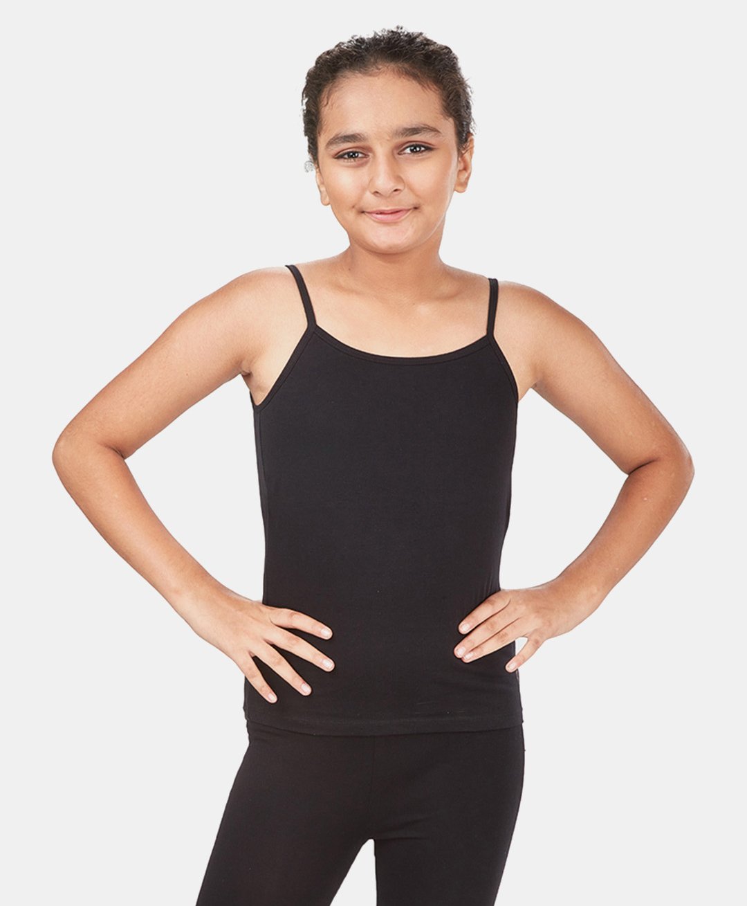Plan B Black Sleeveless Solid Padded Camisole - Black-picture-16