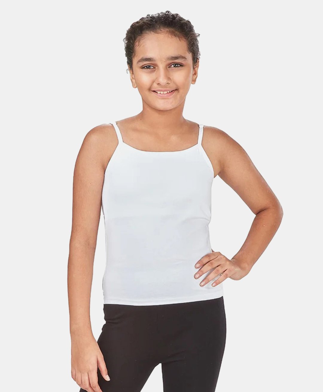 Plan B Black Sleeveless Solid Padded Camisole - White-picture-17