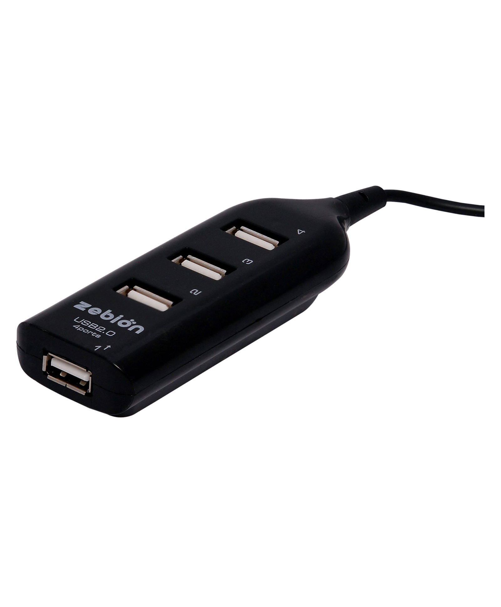 Zebion Pronto 101 4 Port USB Hub (Black)-image-28
