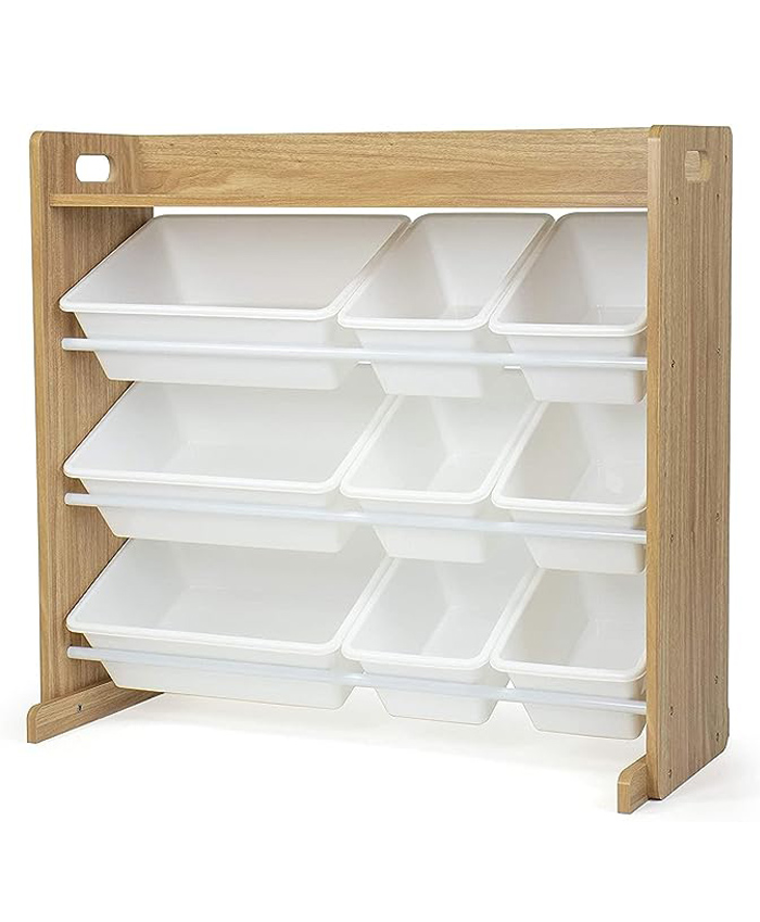 Homesmiths Toy Organizer with 9 Storage Bins - Beige-picture-19