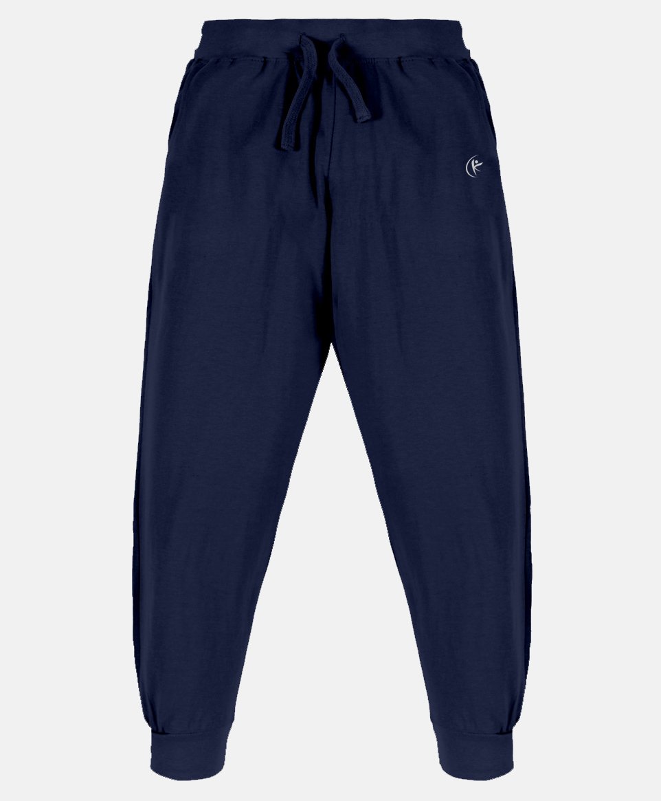 Kiddopanti Unisex Solid Track Pant - Navy Blue-picture-21