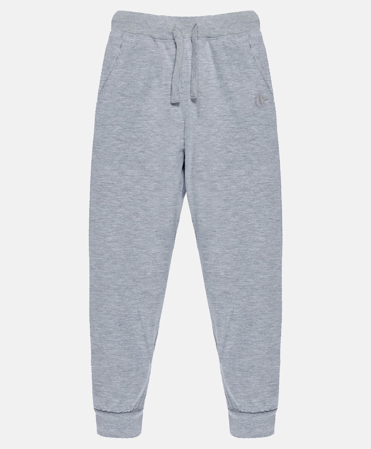 Kiddopanti  Solid Unisex Track Pant - Grey Melange-picture-12