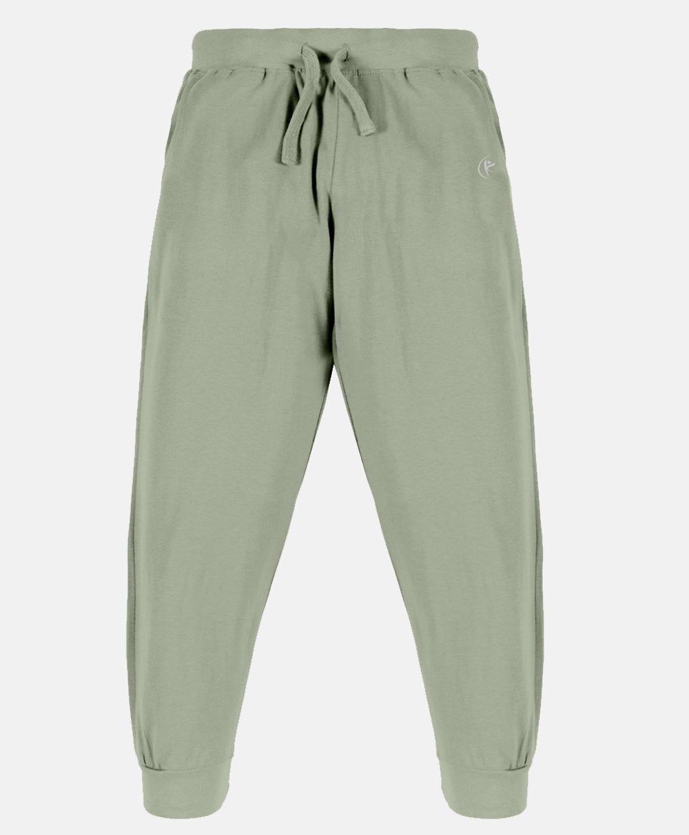 Kiddopanti Solid Unisex Track Pant - Light Green-picture-25