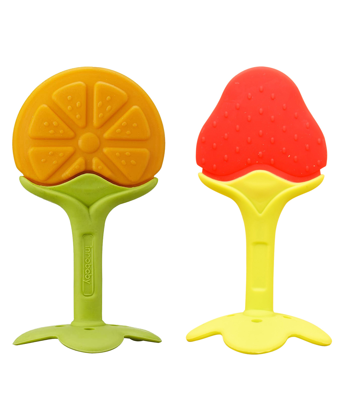 Domenico Baby Silicone Teether Orange & Strawberry- Multicolor-image-47