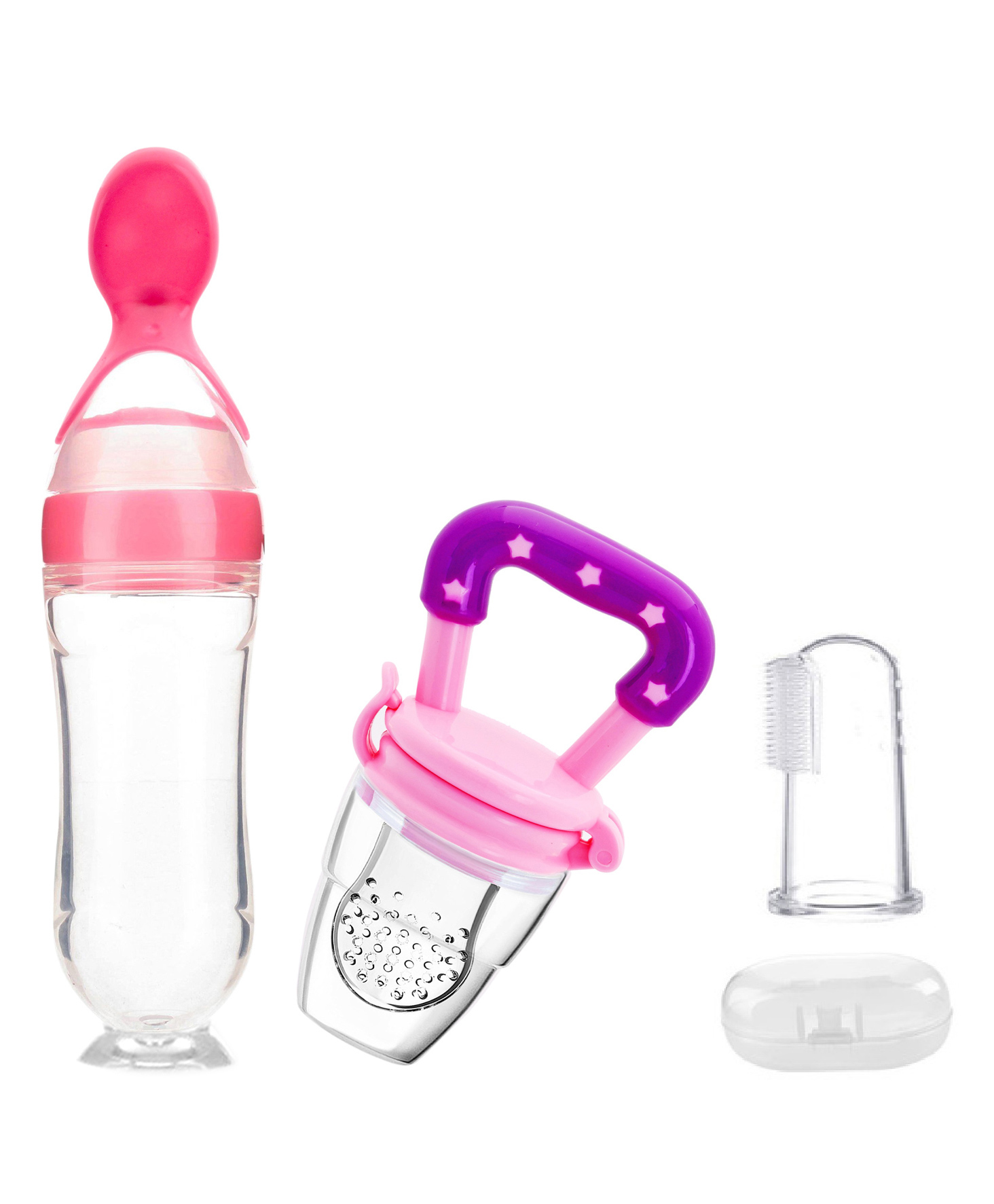 Domenico Fruit And Food Nibbler, Feeder and Tongue Cleaner - Pink-picture-17