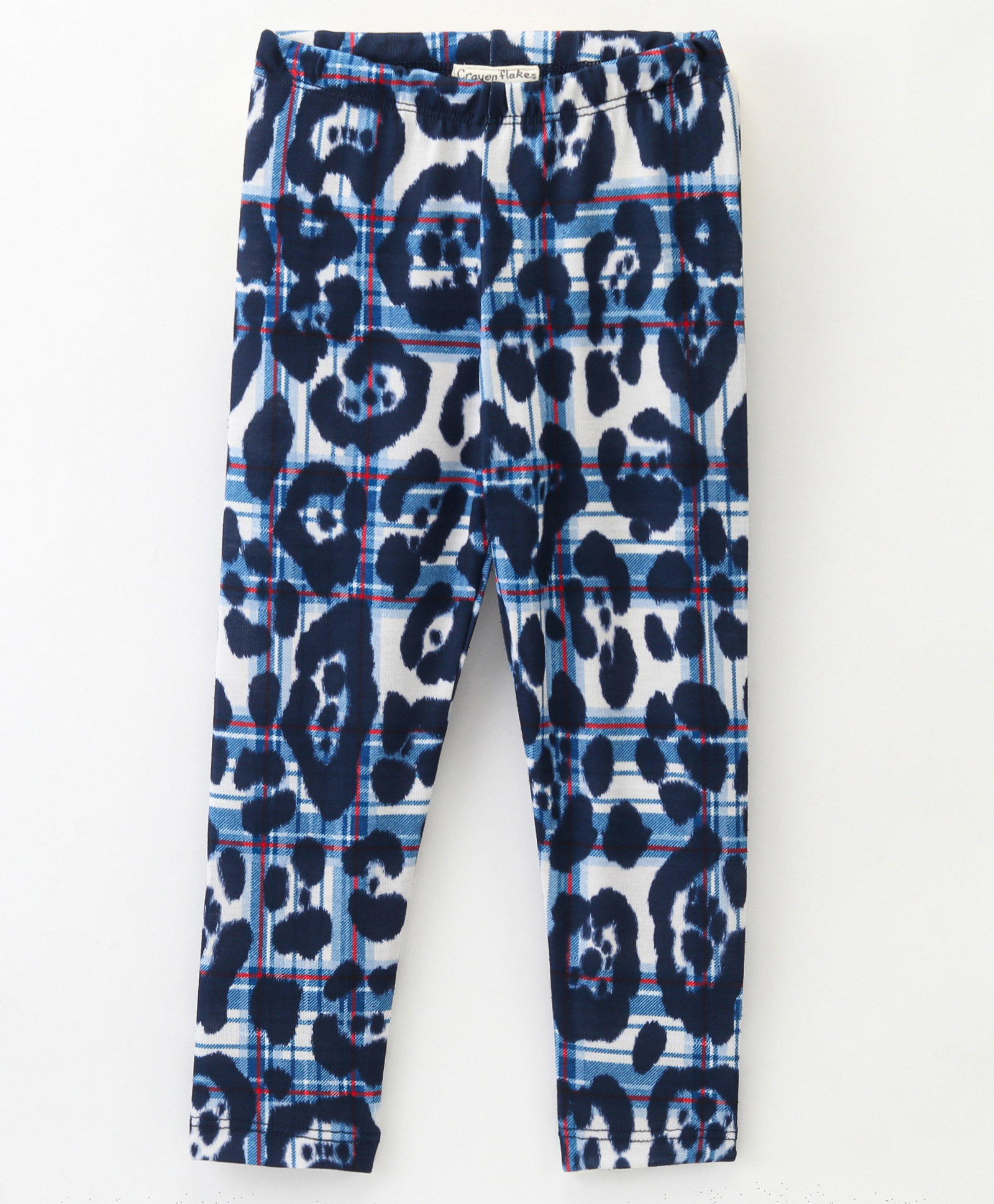 CrayonFlakes Full Length Animal Printed Leggings  - Blue-picture-35
