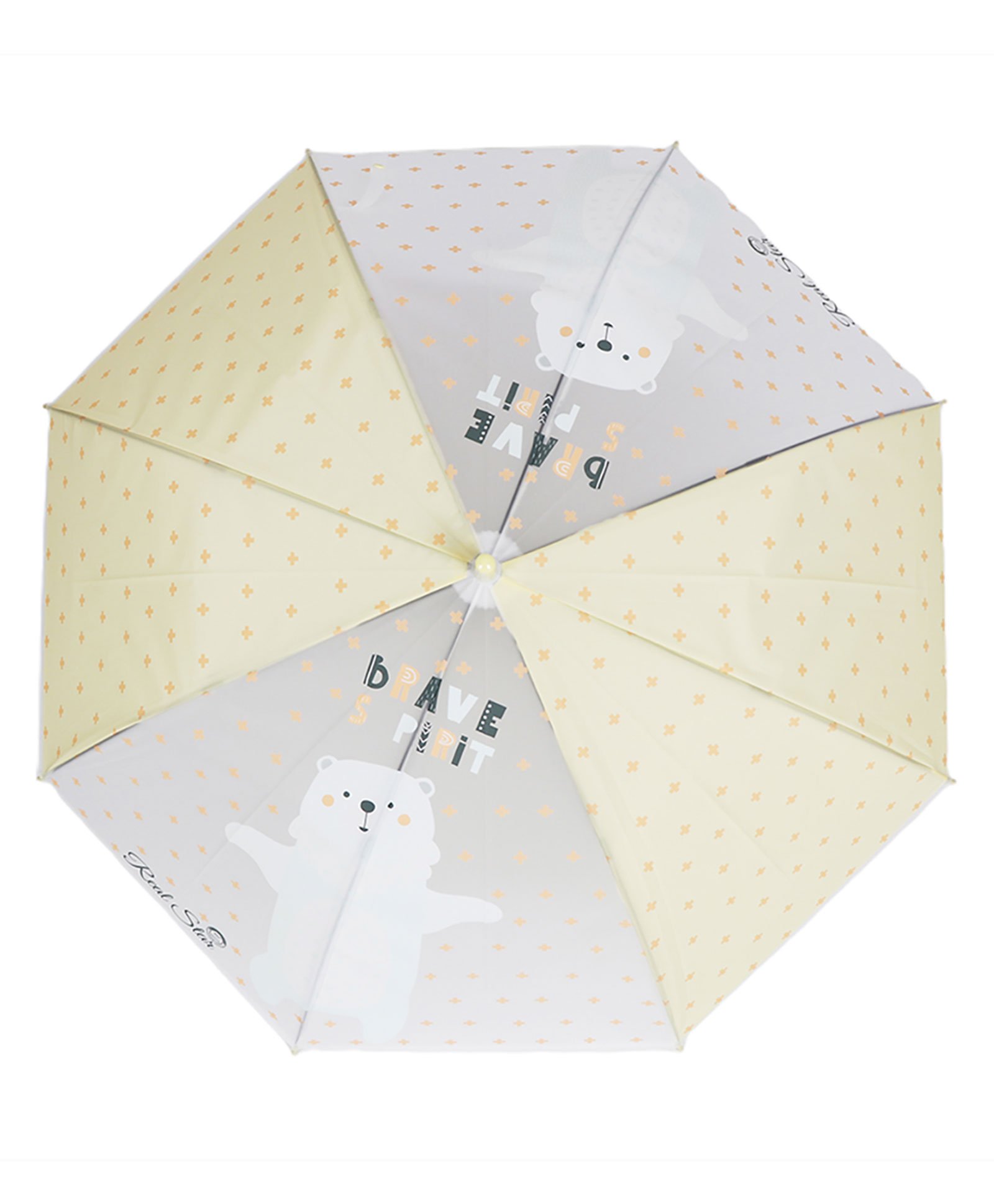 Little Surprise Box Rock And Roll kelly Jo Teddy Print Umbrella - Yellow-image-18