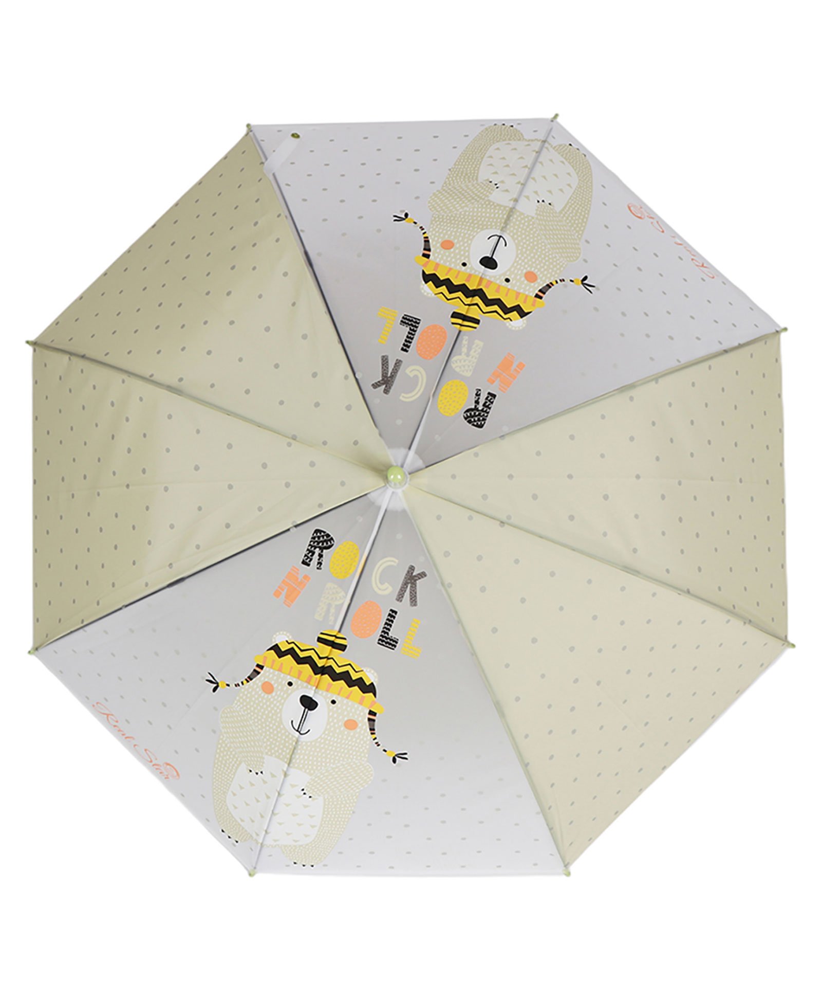 Little Surprise Box Rock And Roll kelly Jo Teddy Print Umbrella - Olive Green-picture-12