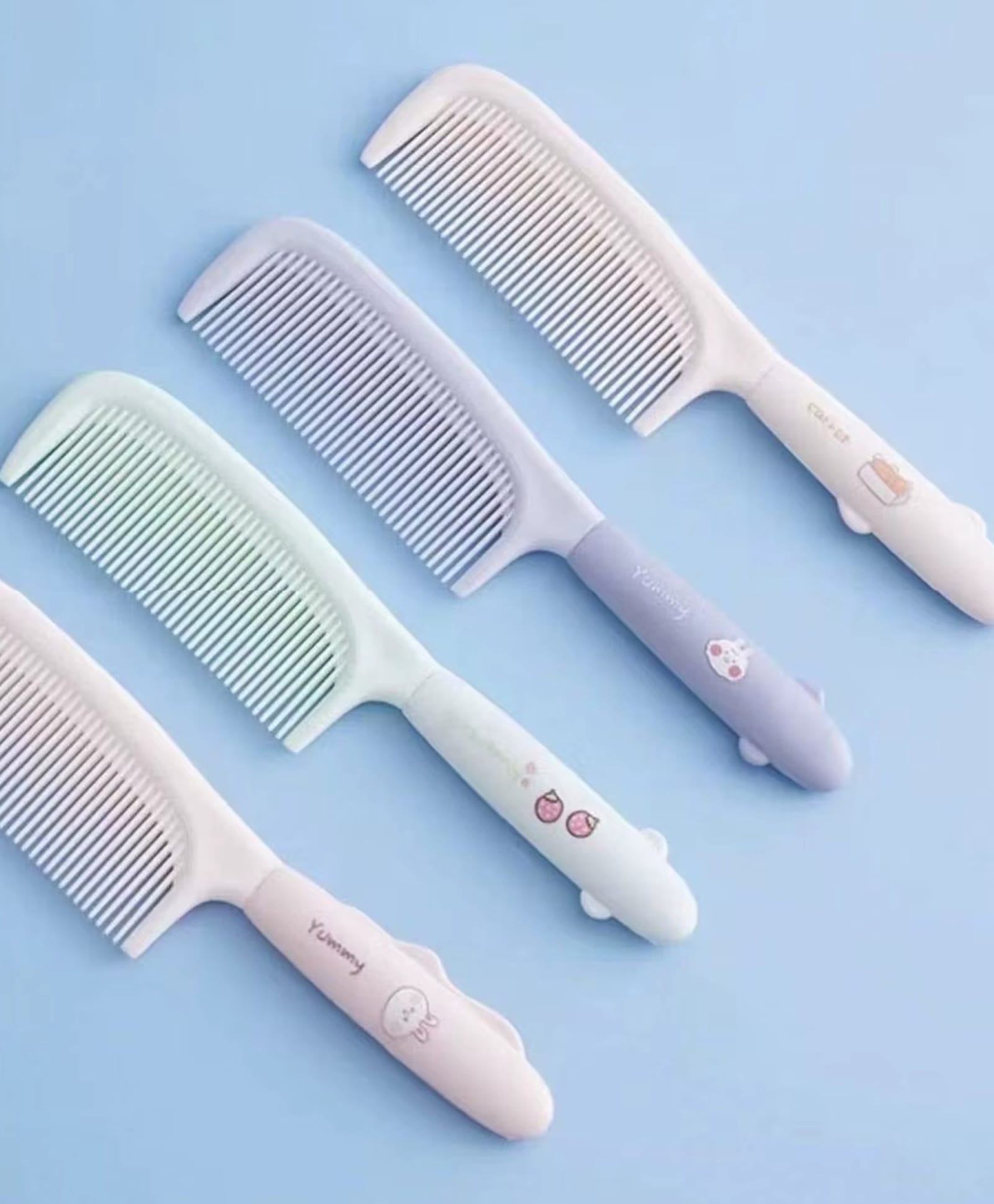 Mihar Essentials Smooth Hair Comb Random Color - Pack of 4-picture-17