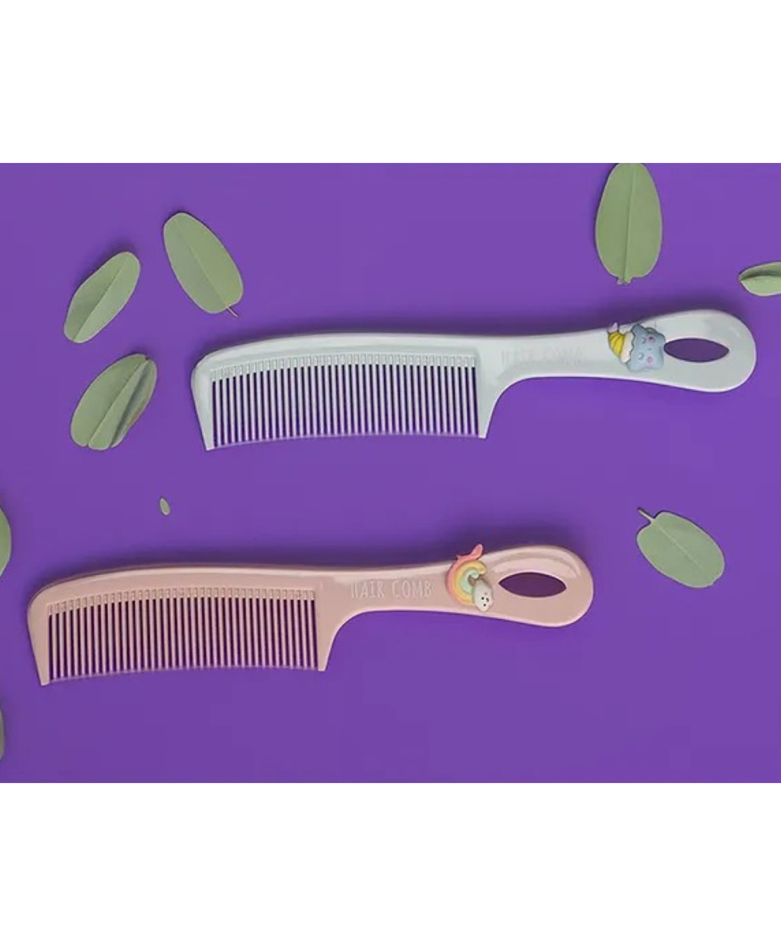 Mihar Essentials Smooth Hair Comb Random Color - Pack of 2-image-10