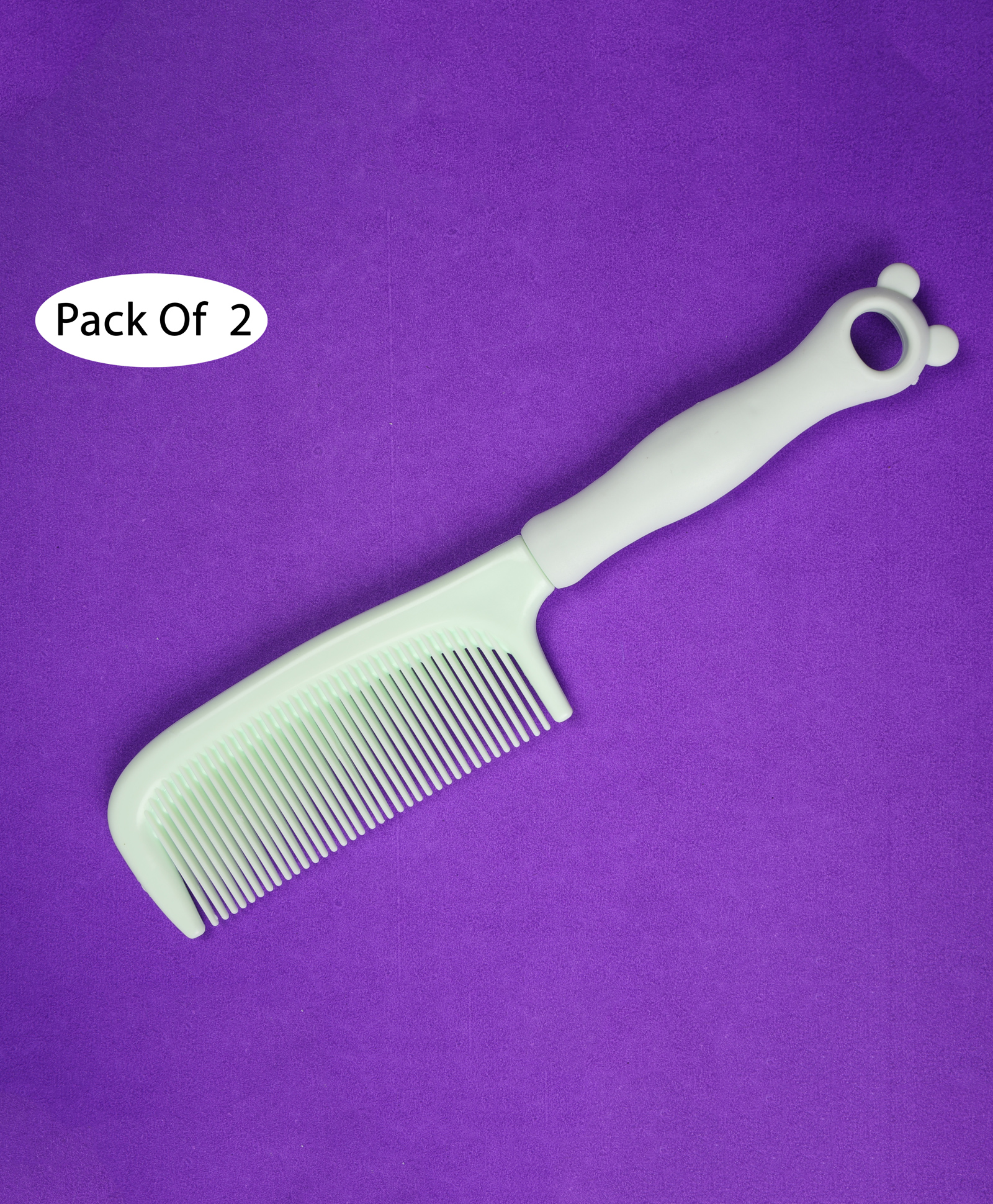 Mihar Essentials Smooth Hair Comb Random Color - Pack of 2-image-8