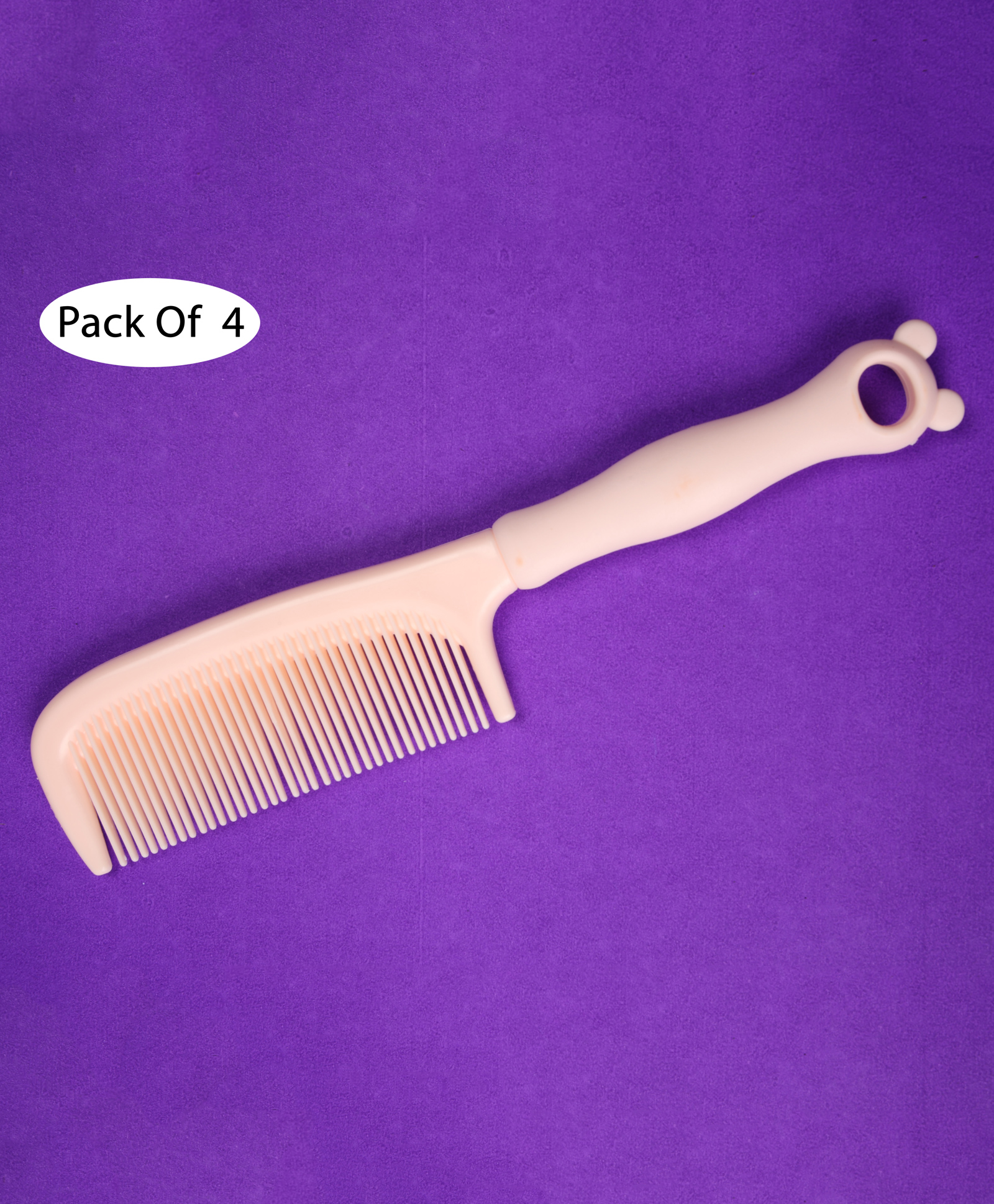 Mihar Essentials Smooth Hair Comb Random Color - Pack of 4-image-7
