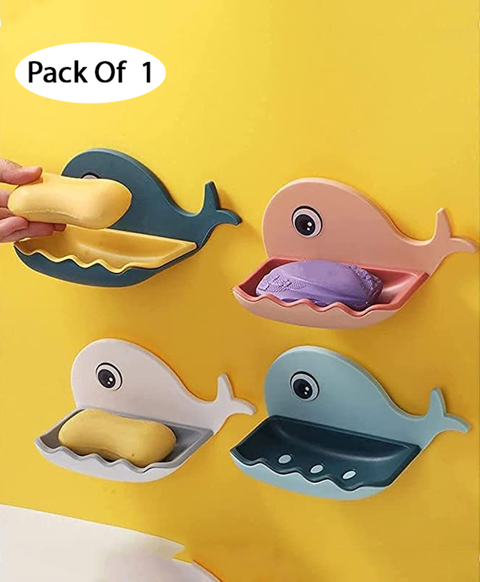 Mihar Essentials fish Shaped Soap Case Color May Vary-picture-17