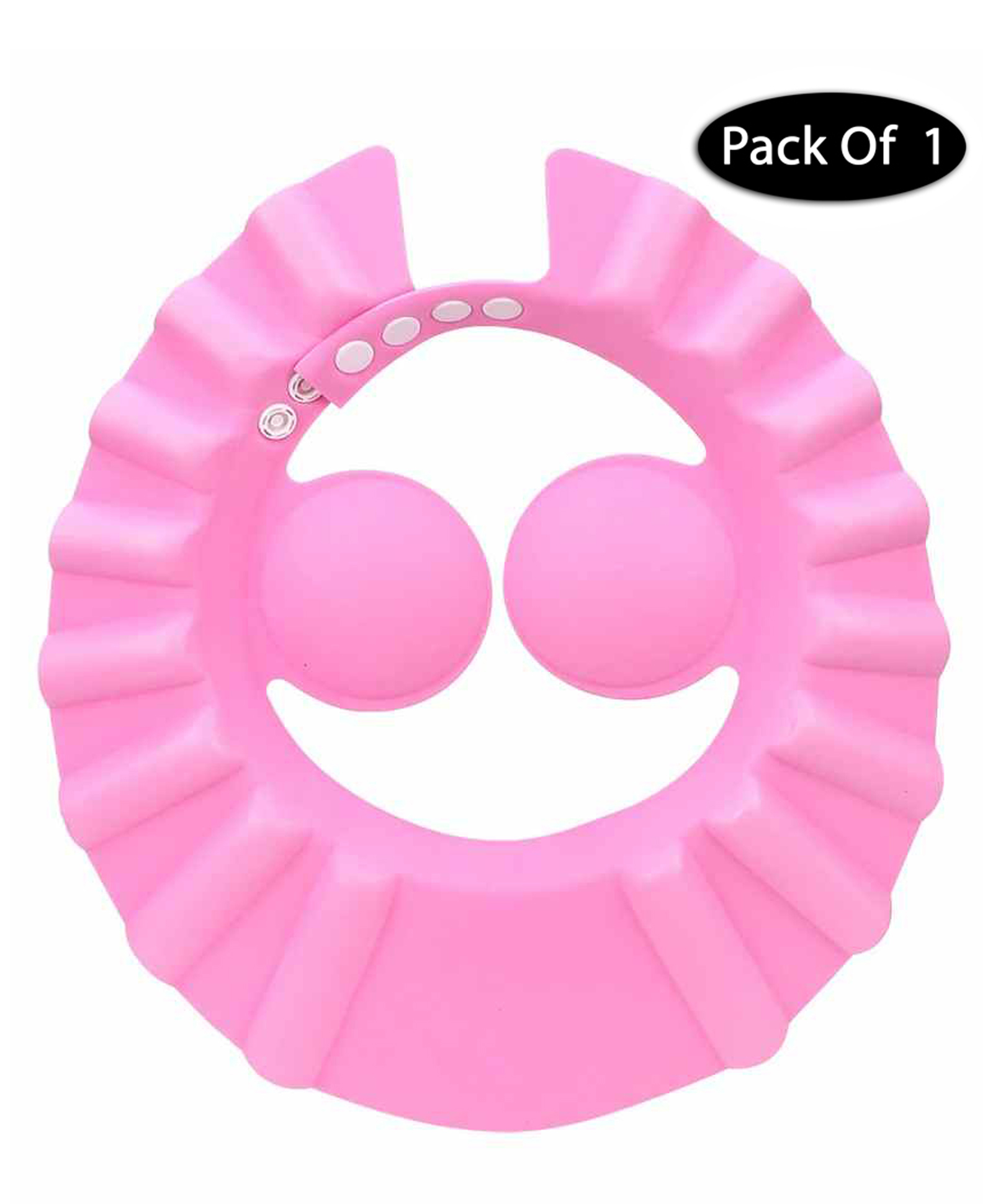 Mihar Essentials Adjustable Bathing Baby Shower Cap  Pack Of 1 - PINK-picture-20