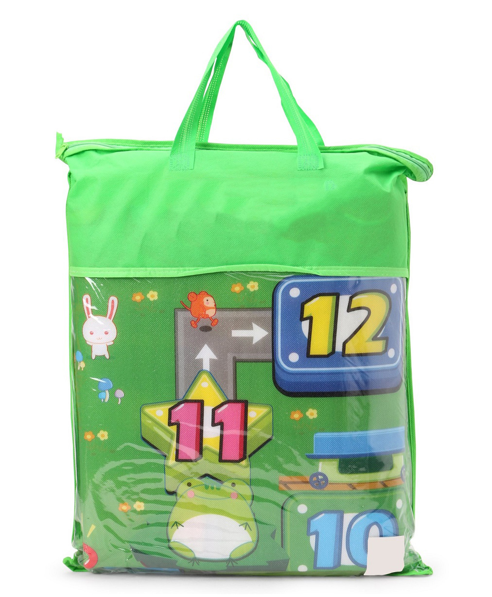 Mihar Essentials Alphabet & Numberic Floormat Mix Print - Multicolour-picture-47