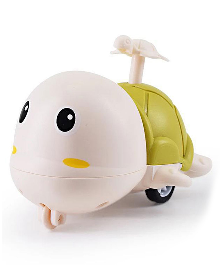 Akn Toys Pressure Inertia Turtle Vehicle 1 Pc only Toys Friction Power Animal Toy Cute Friction Car Toy (color N Design May Vary)-picture-10