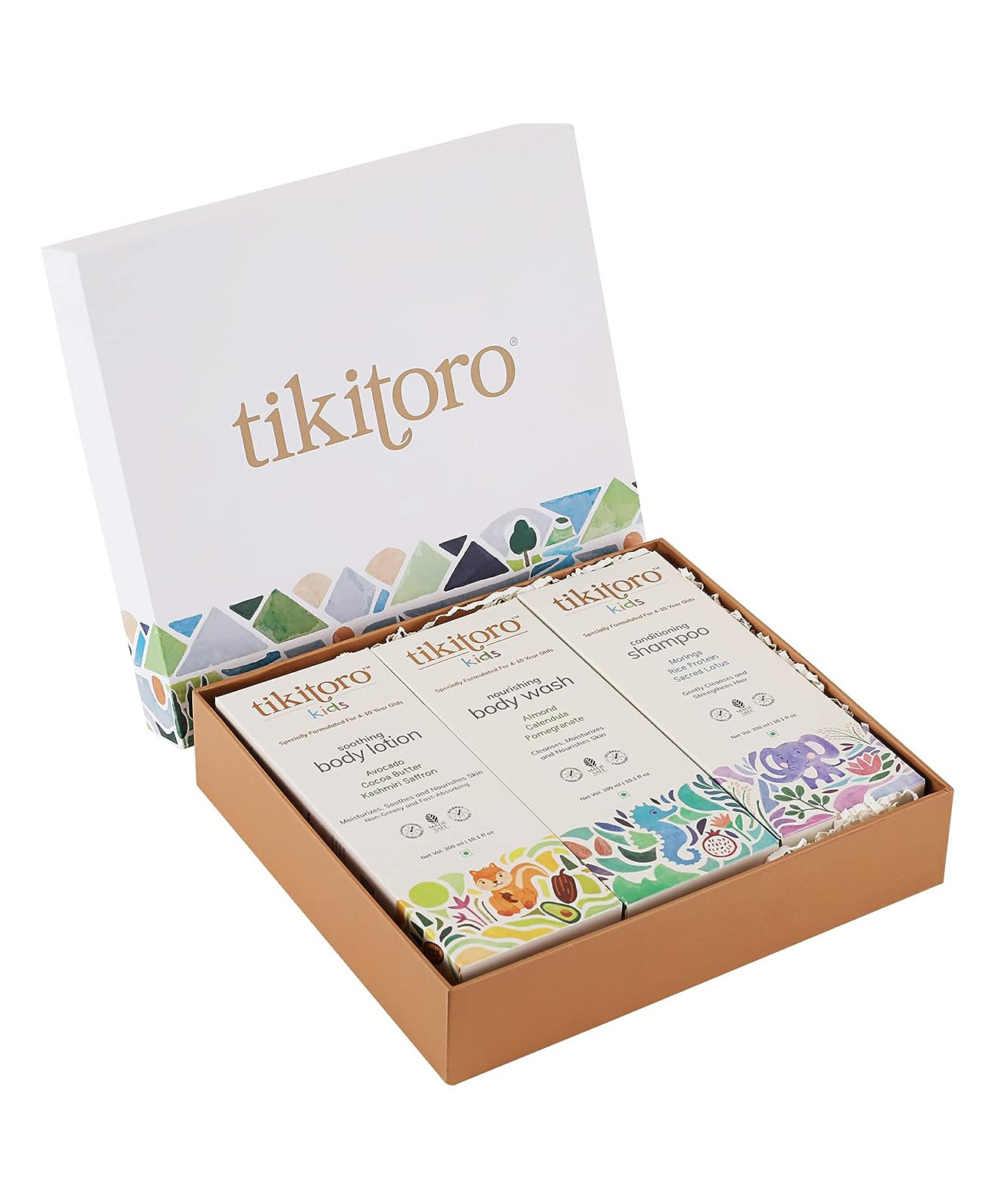 Tikitoro Kids Natural Bath Gift Set Combo-image-3