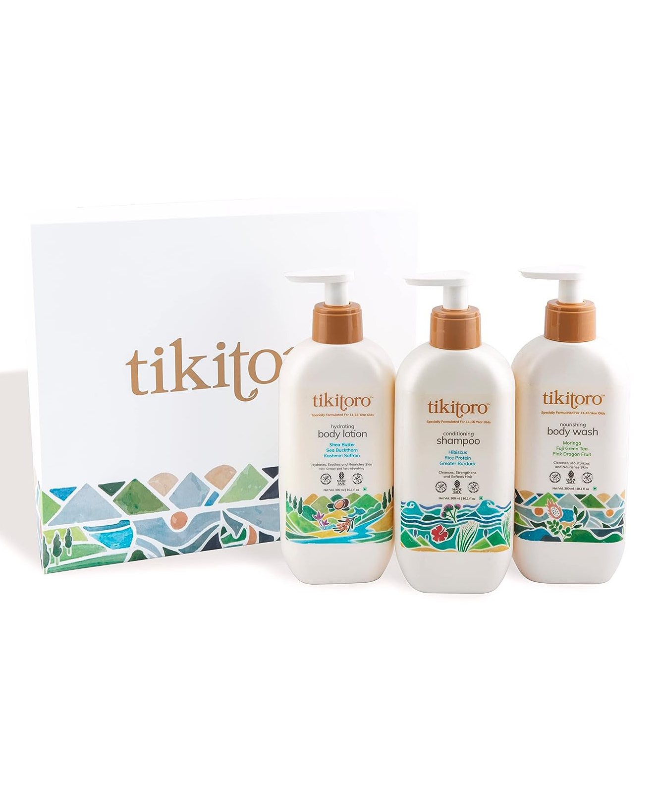 Tikitoro Teens Natural Bath Gift Set Combo-picture-11