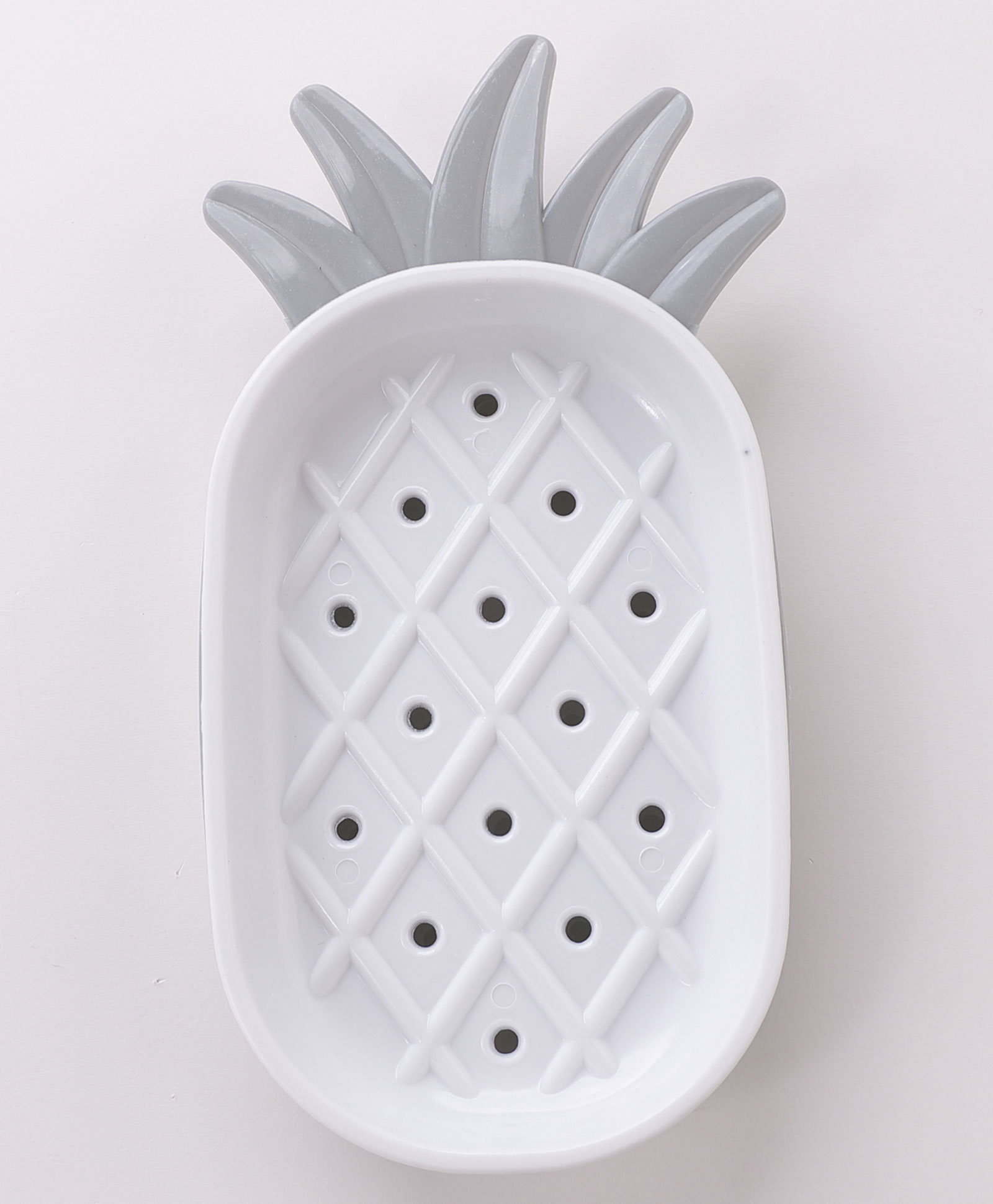 fab n funky Pineapple Shape Soap Box - White-picture-14