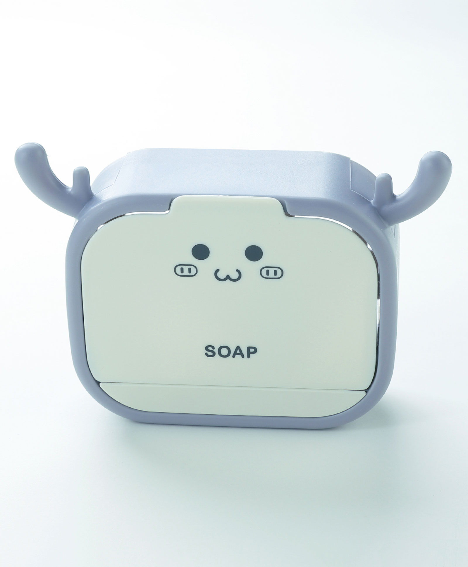Exquisite Shaped Soap Case - Grey-image-44