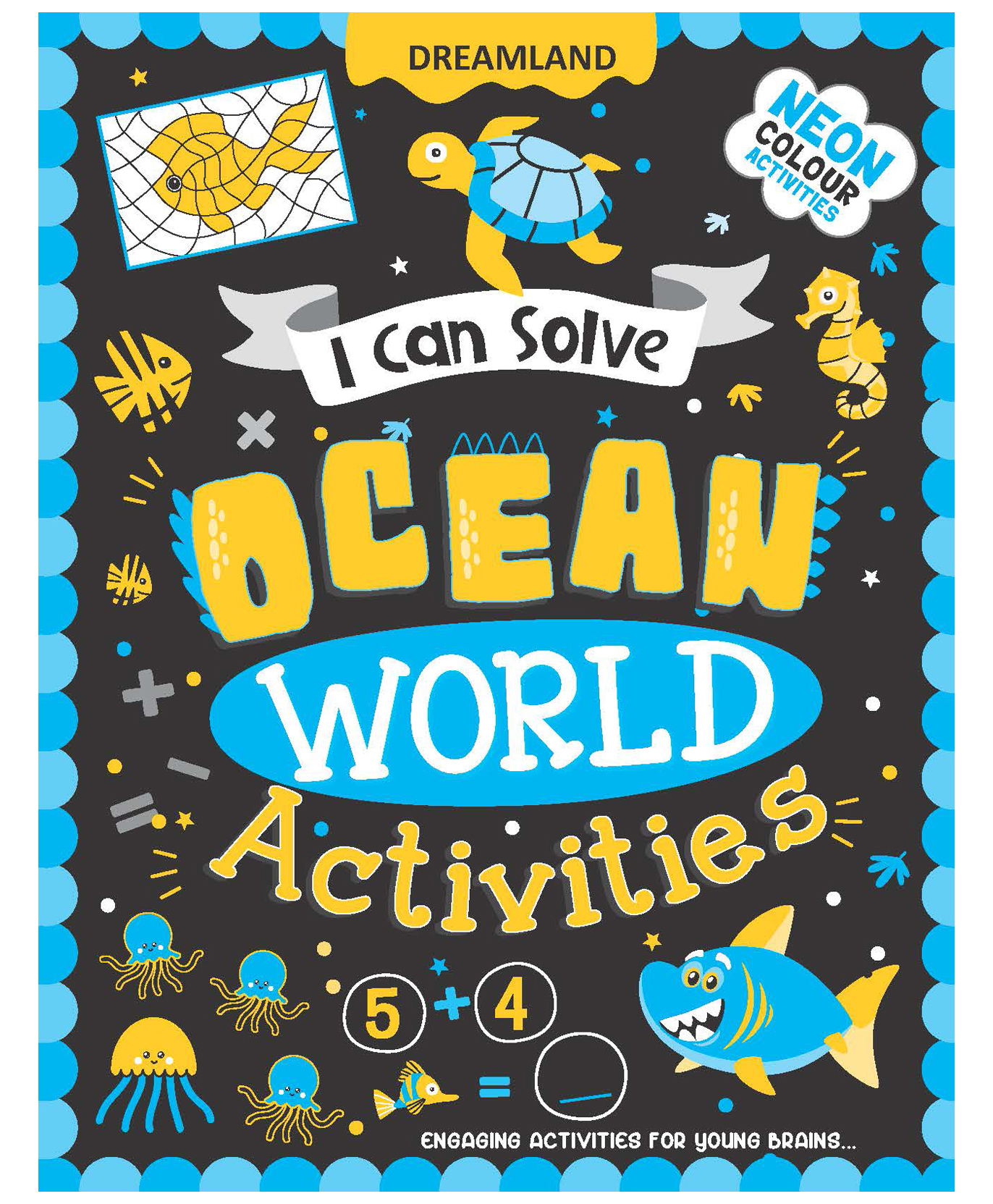 Ocean World Activities I Can Solve Activity Book with Colouring Pages Mazes Dot-to-Dots - English-image-40