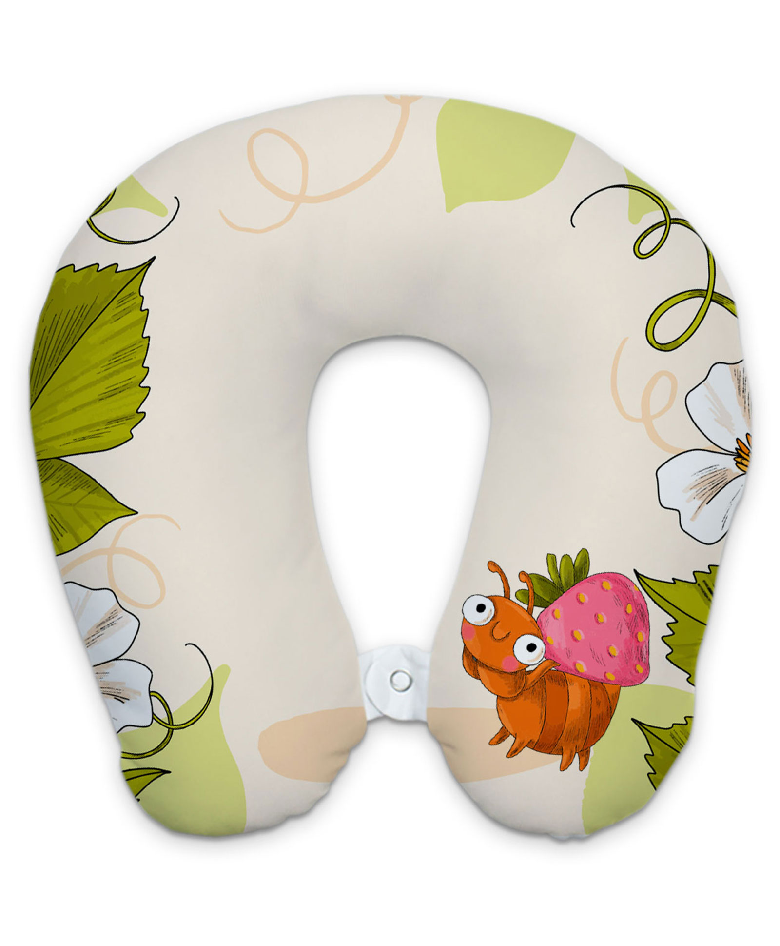 Right Gifting Digital Printed Recron Filled Neck Travel Pillow - Multicolor-picture-14