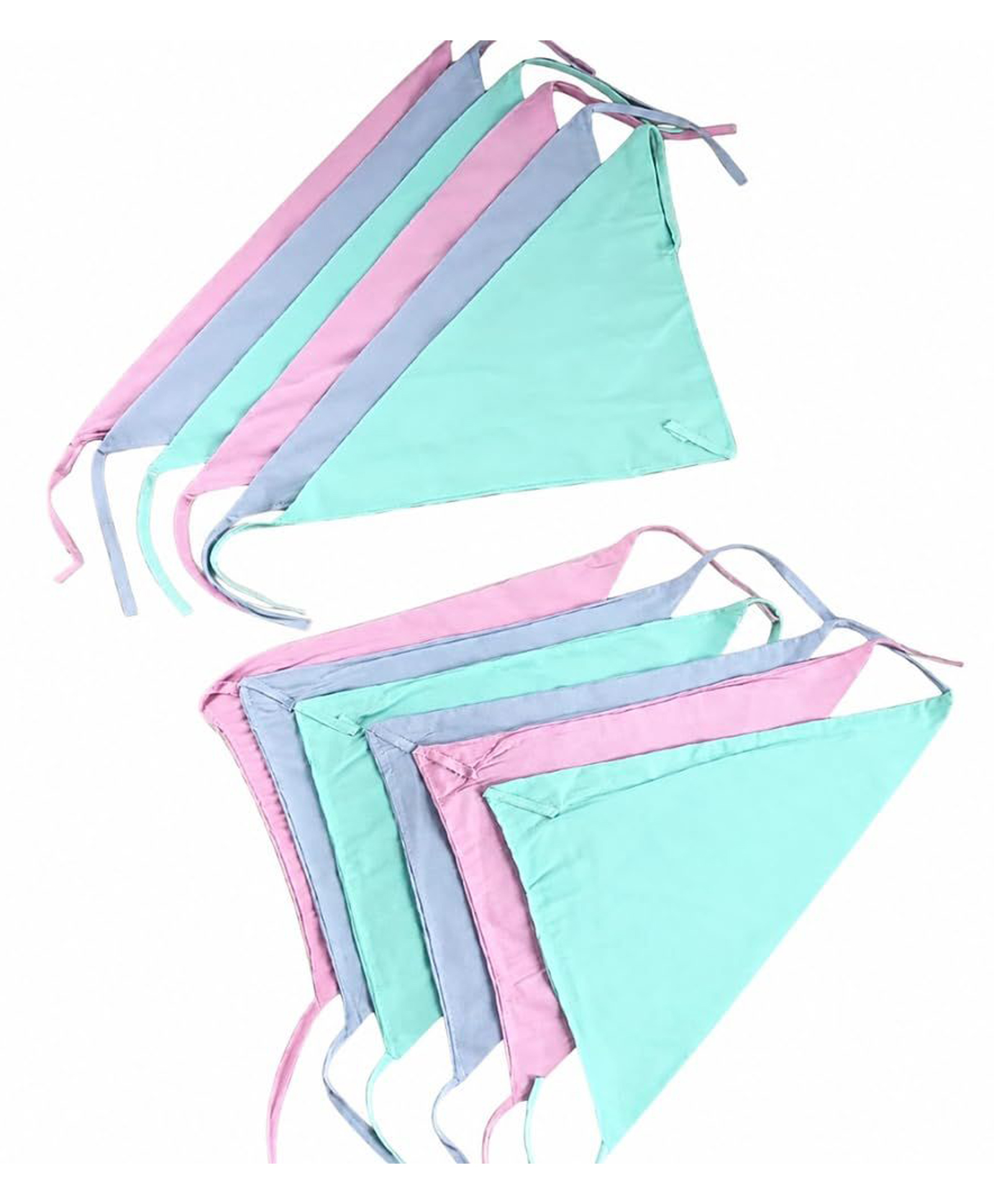Little Boo New Born Baby Cotton Washable Reusable Cloth Diapers Pack Of 12 - Multicolor-image-30