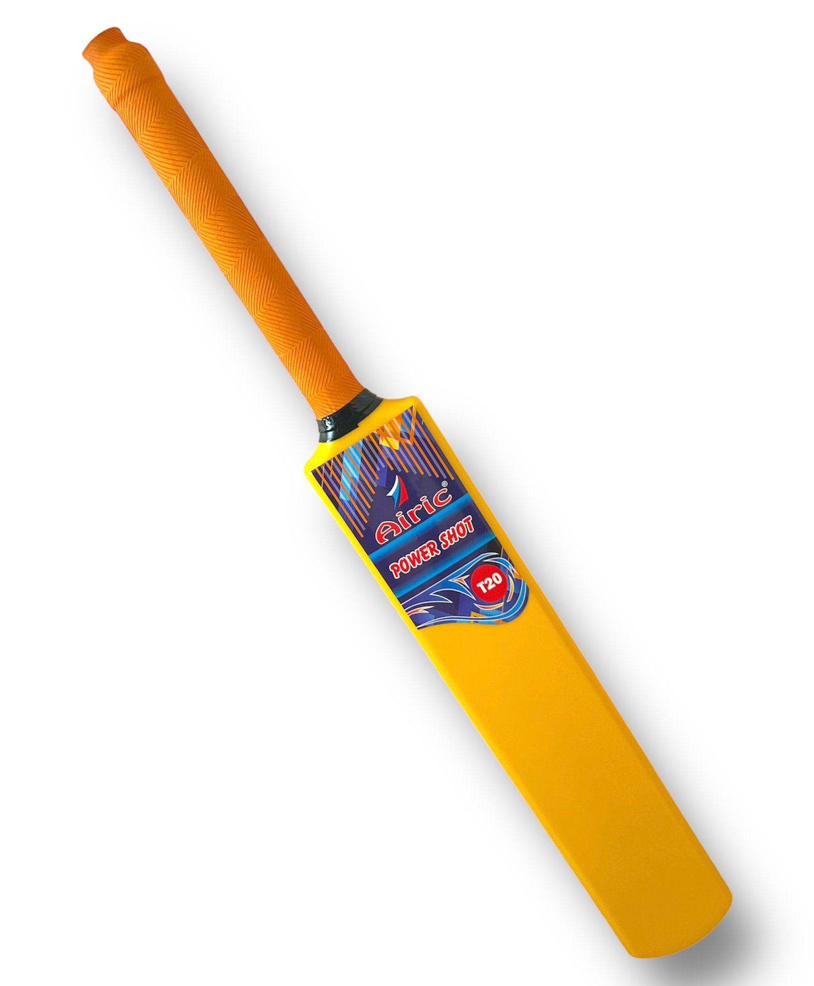 Airic T20 Trendy and Tough Size 5 PVC Plastic Cricket Bat 500 g - Yellow-image-18