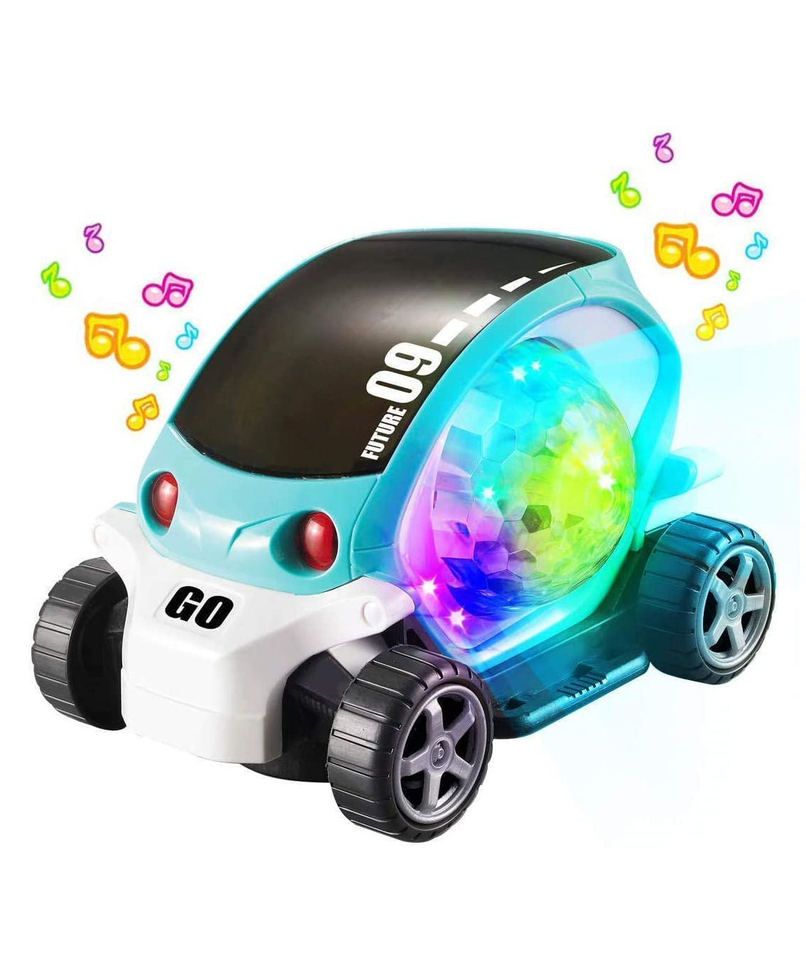Azhari 09 Future Musical Stunt Car360 Degree Rotating with 4D Lights & Sounds Color May Vary-image-36
