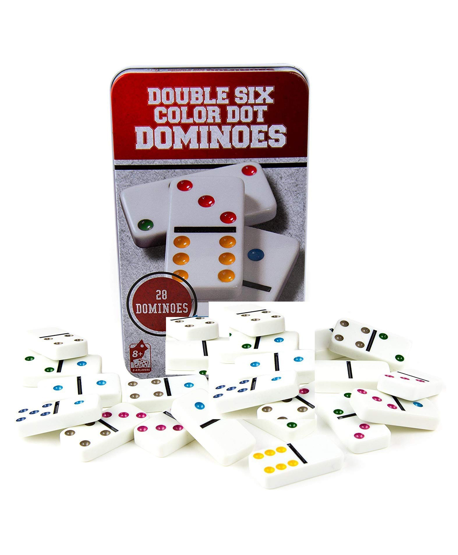 Azhari Dot Dominoes Set 28 Pieces - Multicolour-image-11