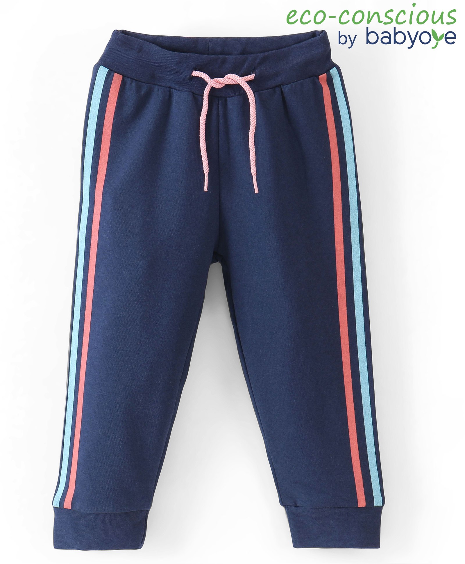 Babyoye Full Length Lounge Pant Solid Color - Blue-picture-19