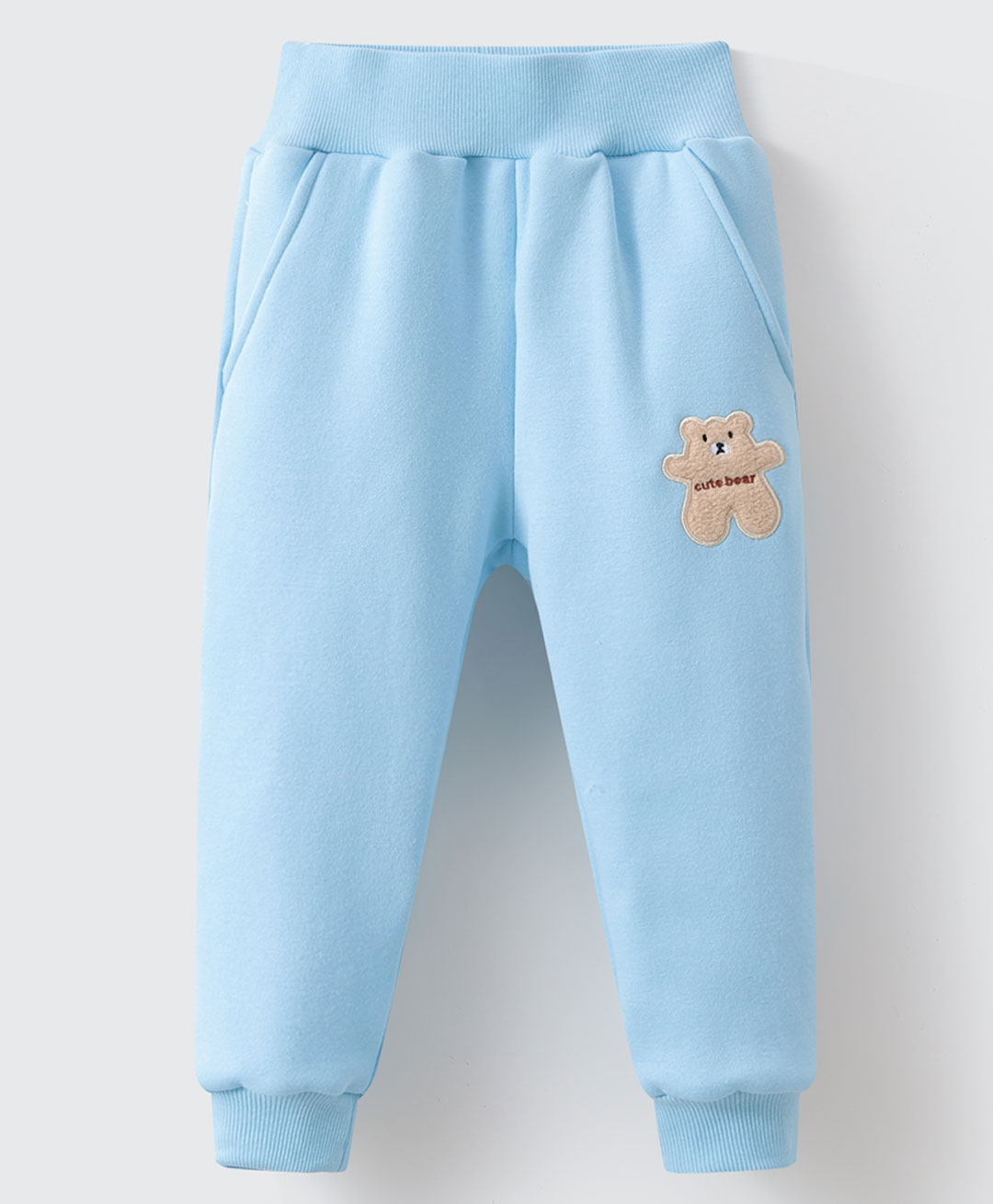 Kookie Kids Full Length Bear Applique Lounge Pant - Blue-image-27