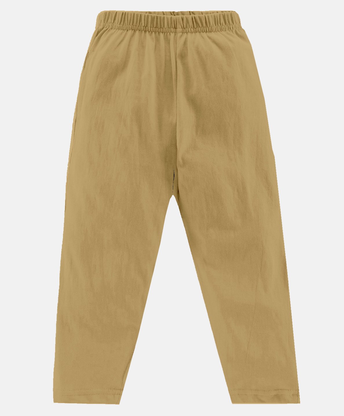 Kiddopanti  Solid Pajama With Single Pocket Pant - Khaki Brown-picture-15